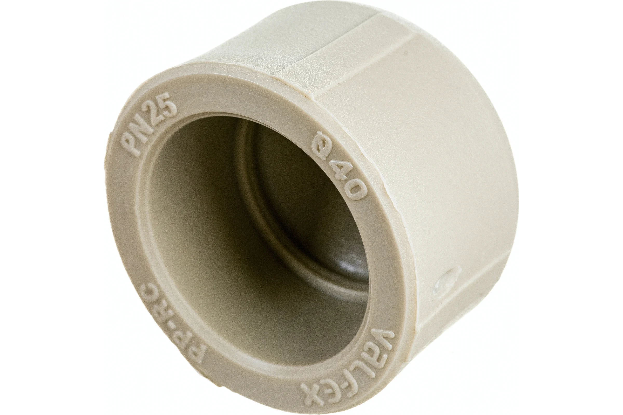 Заглушка-пробка VALFEX PP-R, серая, Дн40 10162040Г 127-0318