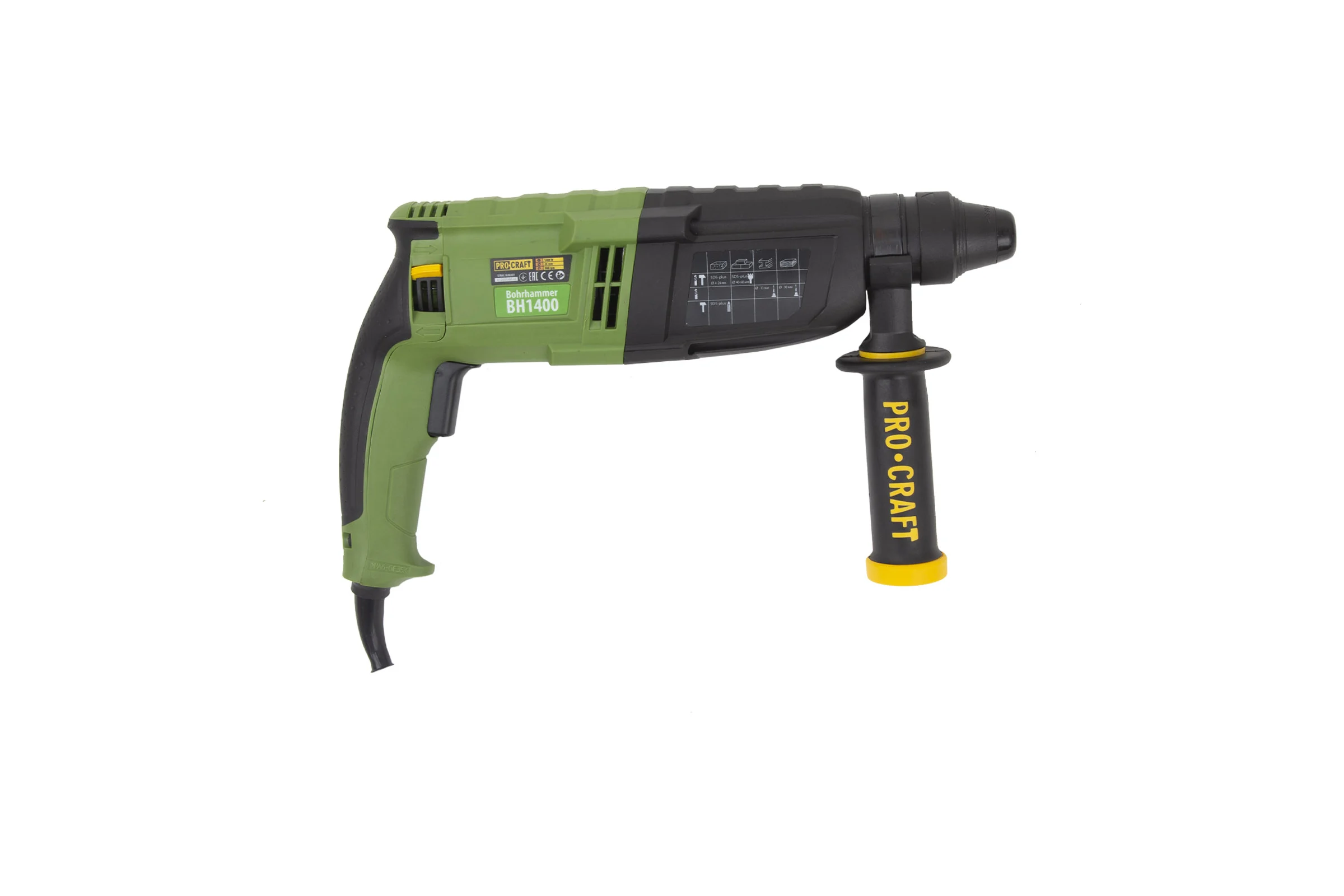 Электрический сетевой перфоратор PROCRAFT BH1400