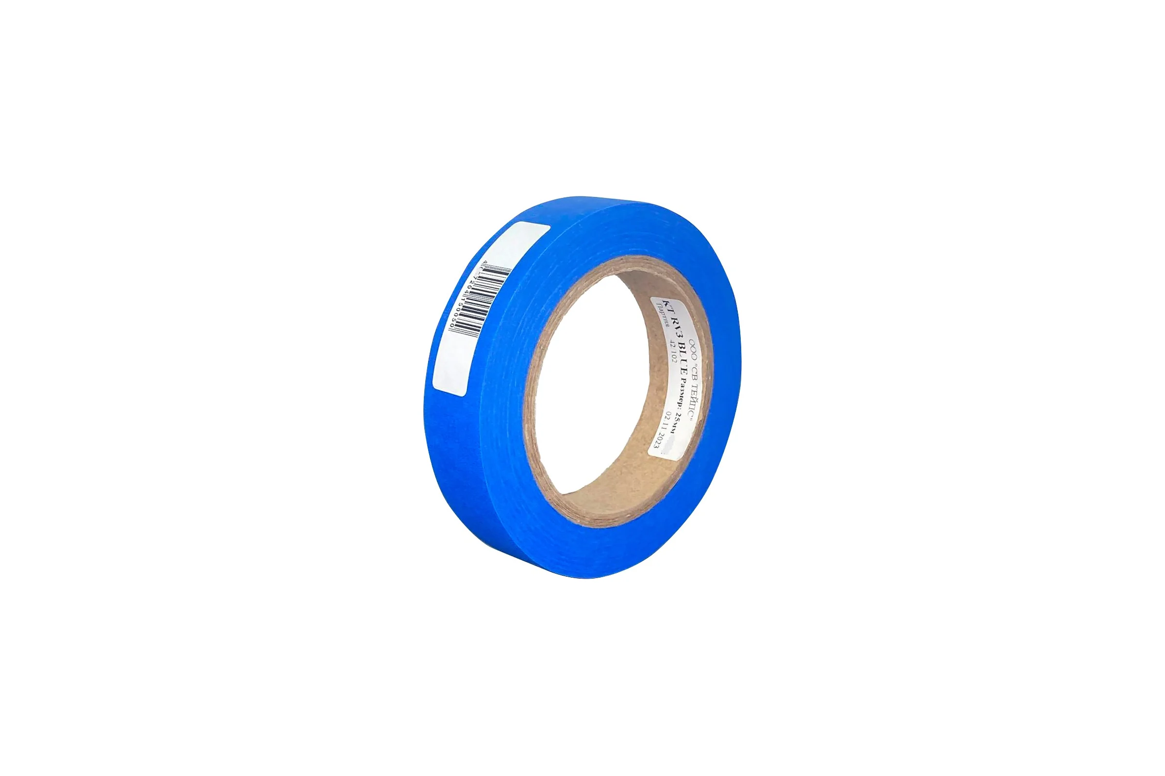 Малярная лента SV TAPES KT RV3 blue 25 мм, 50 м синего цвета, акрил KTRV3003