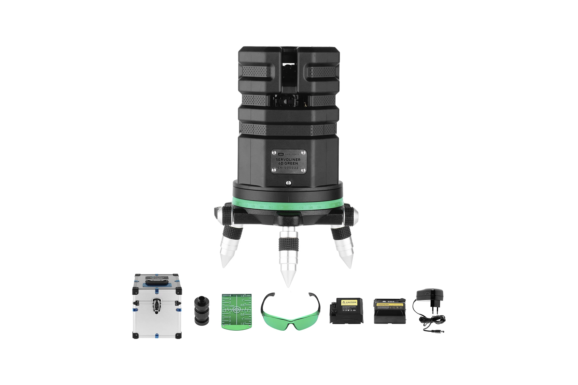 Профессиональный лазерный уровень ADA 6D Servoliner GREEN А00622