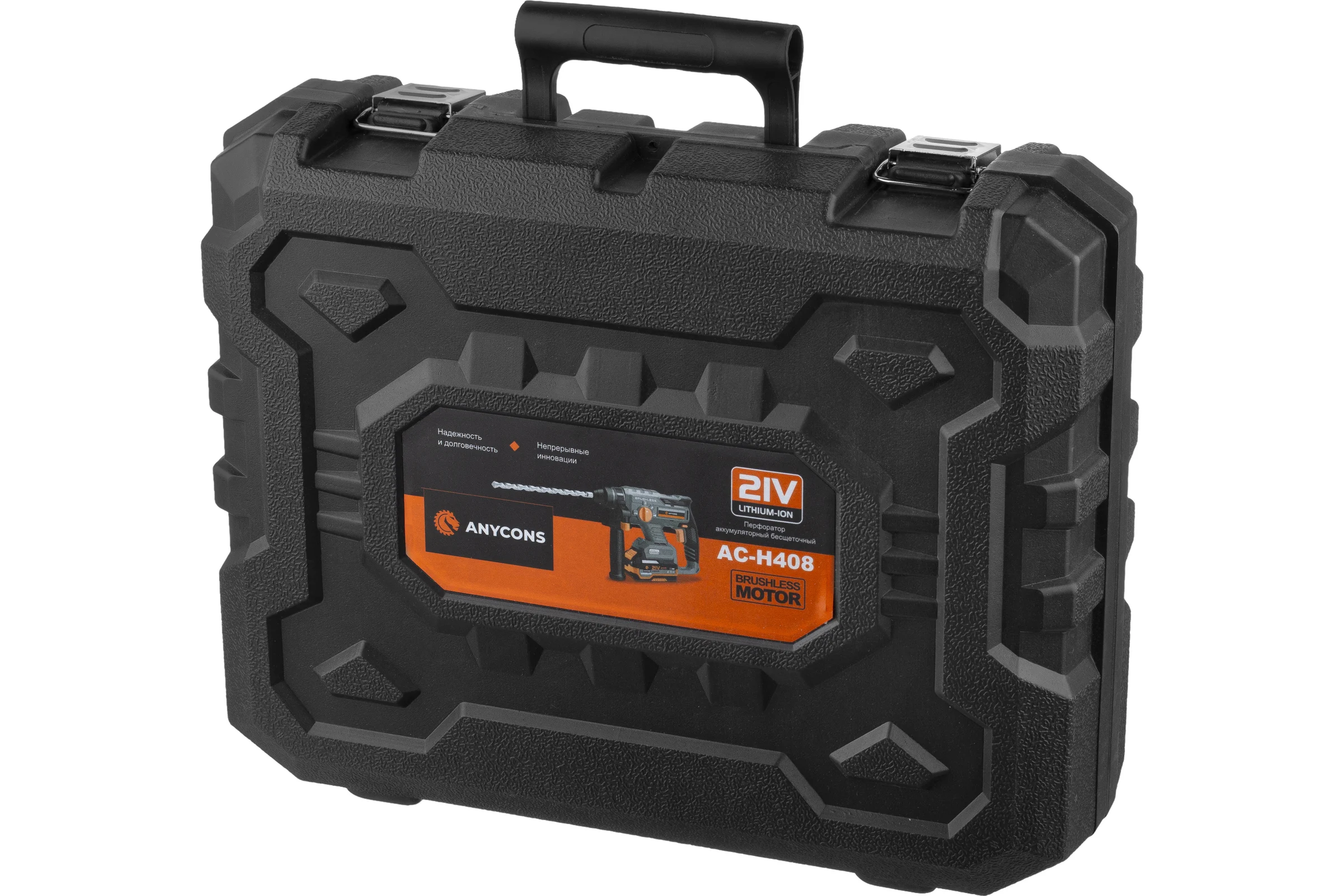 Бесщеточный перфоратор Anycons AC-H408 SDS+, 2 Дж, 21В, 1 акб, AC-H4081 5345431