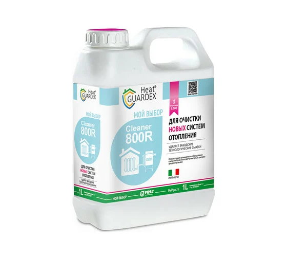 Реагент для очистки новых систем отопления на воде HeatGUARDEX Cleaner 800 R 3031800001