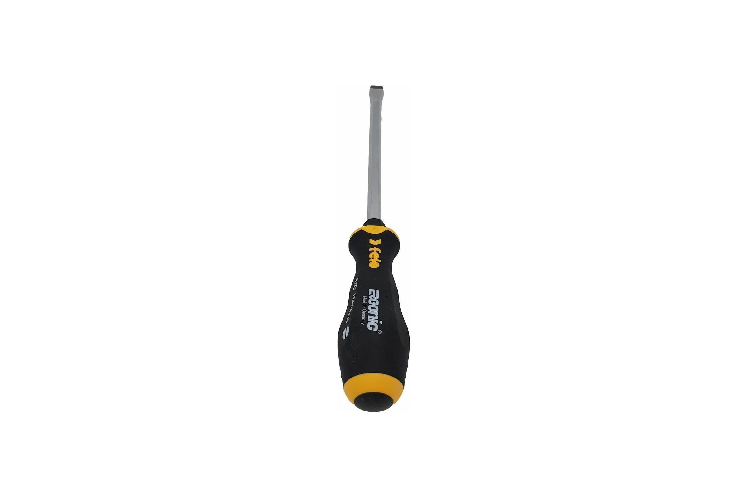 Плоская шлицевая ударная отвертка Felo Ergonic 10,0X1,6X180 45010040