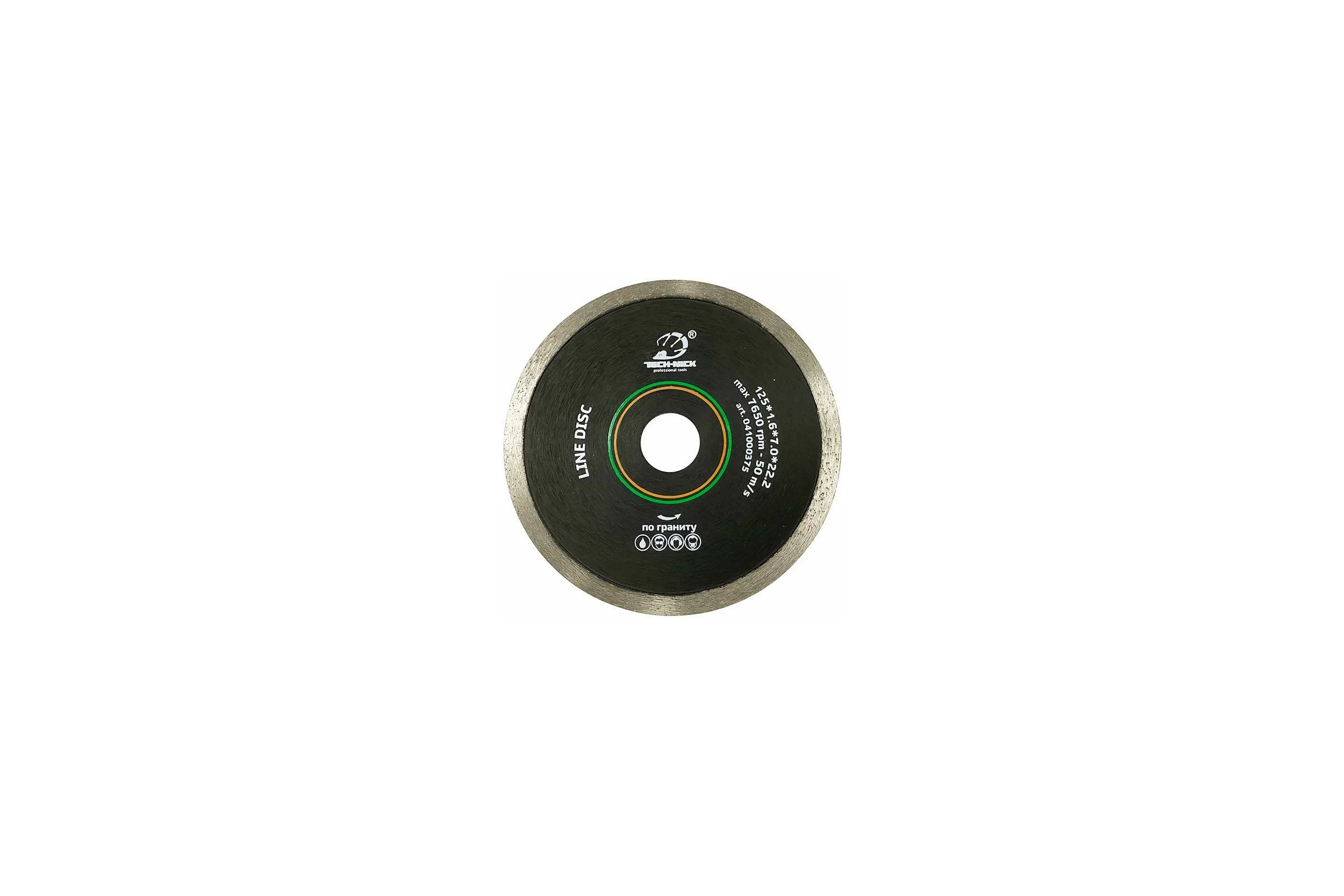 Диск алмазный сплошной по граниту LINE DISC (125х22.2 мм) TECH-NICK 041000375