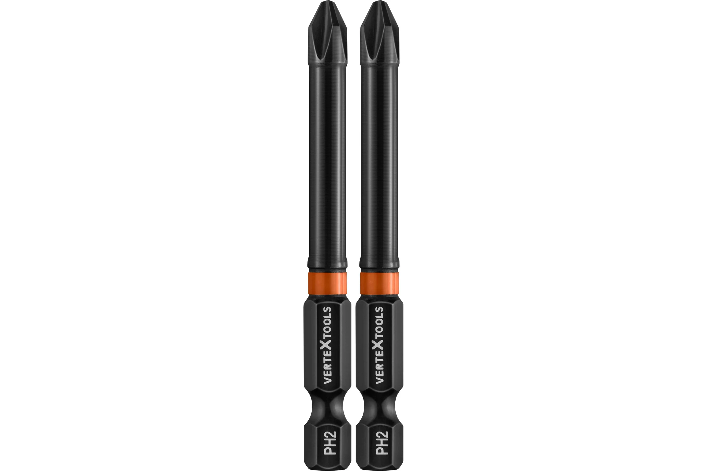 Бита IMPACT PH2, 70 мм, 2 шт vertextools IP-PH2-70-2