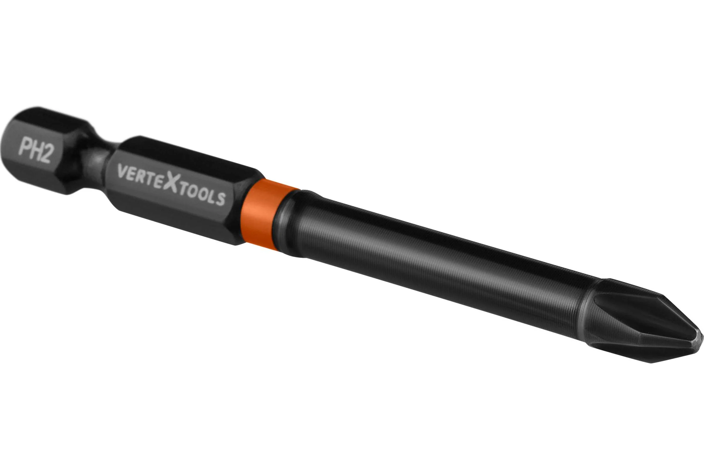 Бита IMPACT PH2, 70 мм, 2 шт vertextools IP-PH2-70-2
