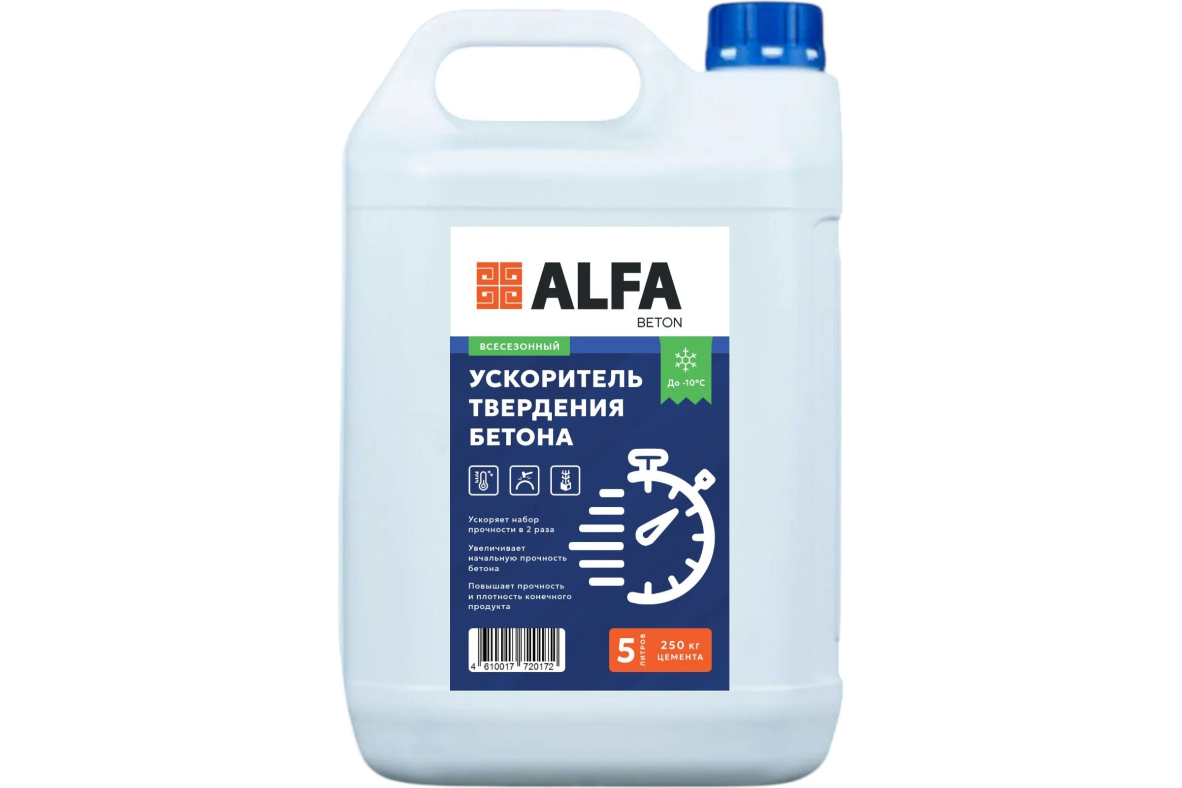 Ускоритель твердения бетона AlfaBet 5 л 20172