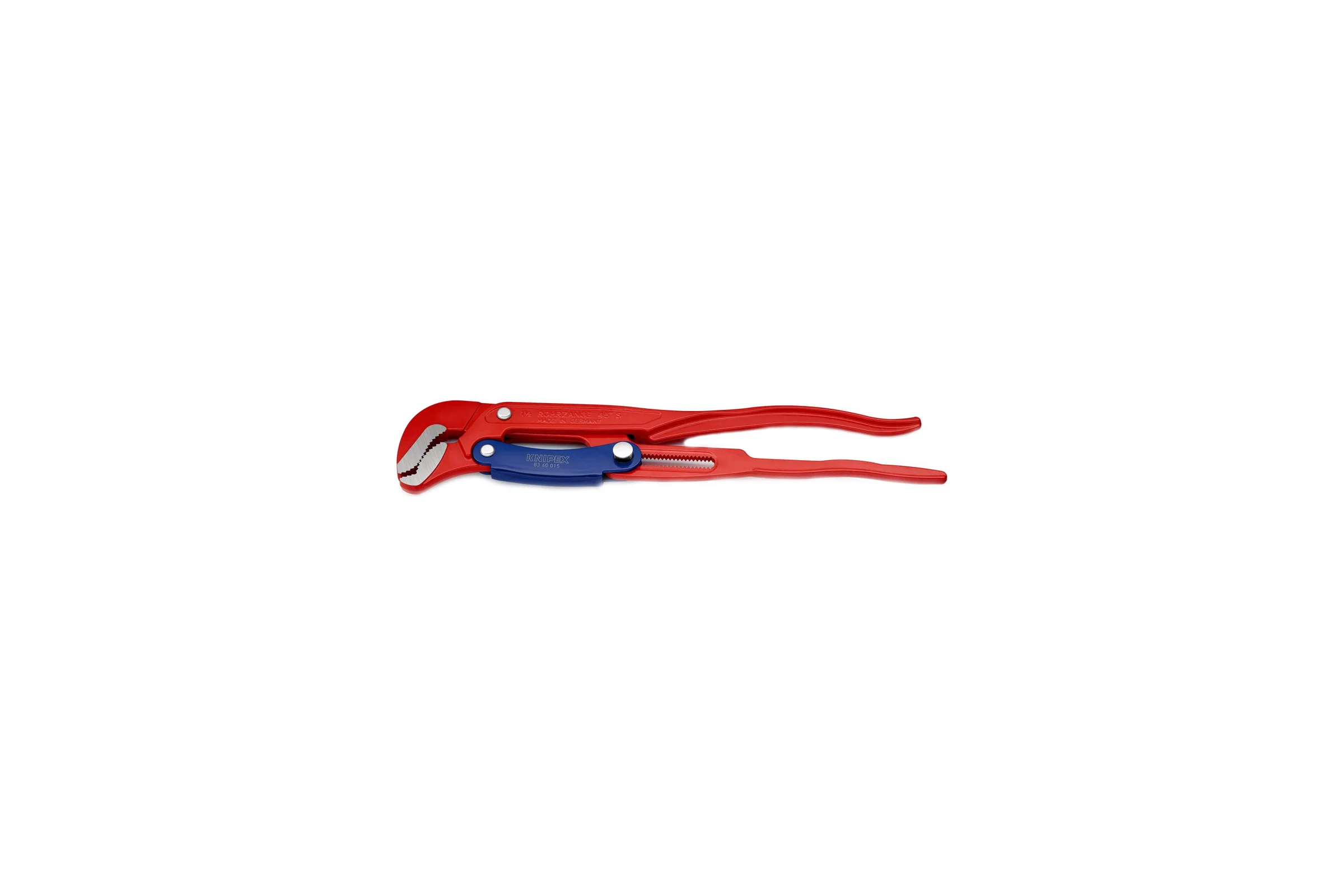 Трубный ключ KNIPEX 1 1/2, S-образные тонкие губки, 60 мм 2 3/8, L-420 мм KN-8360015