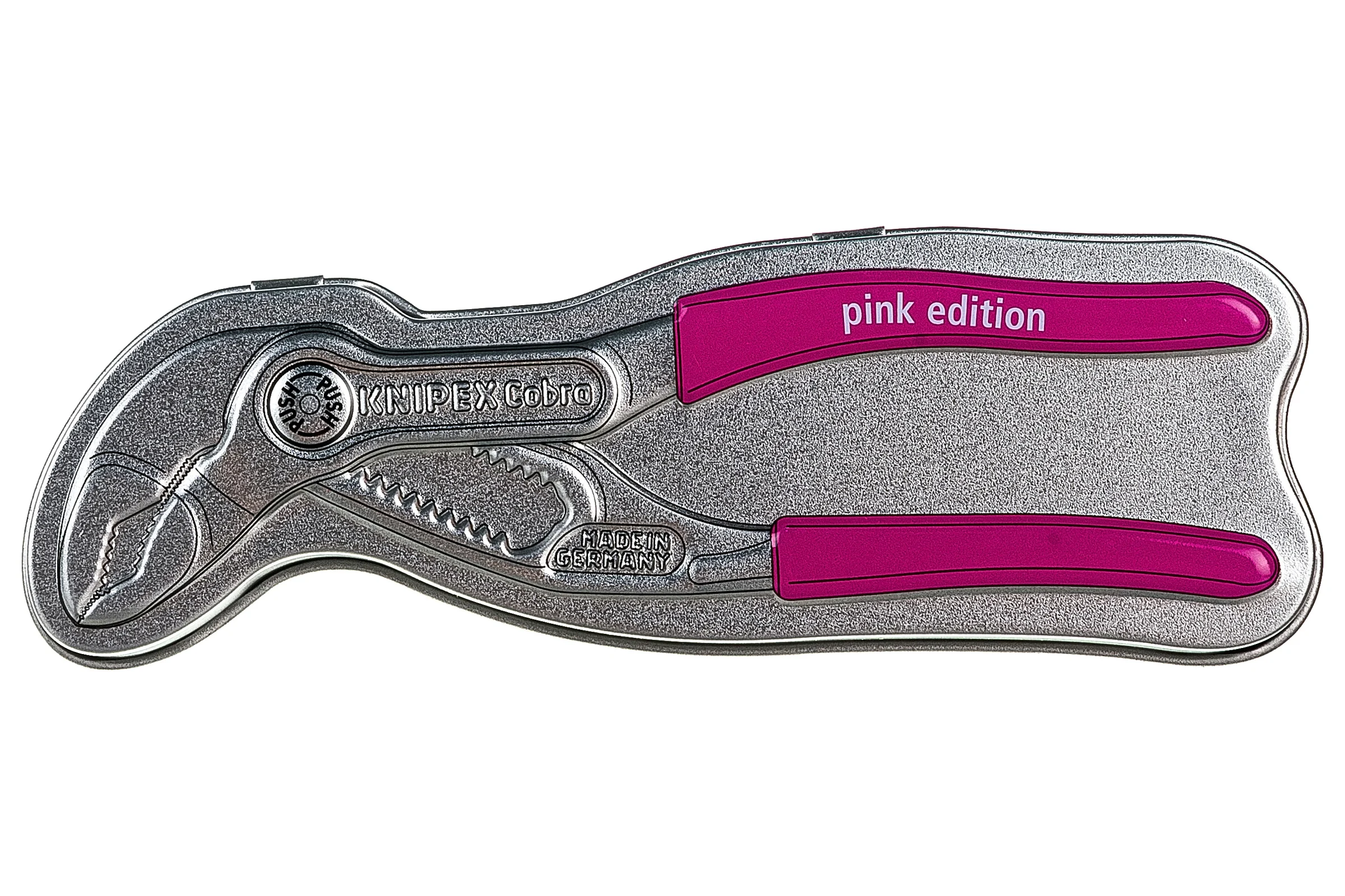 Переставные клещи KNIPEX COBRA с фиксатором, хром KN-8703125PEBK