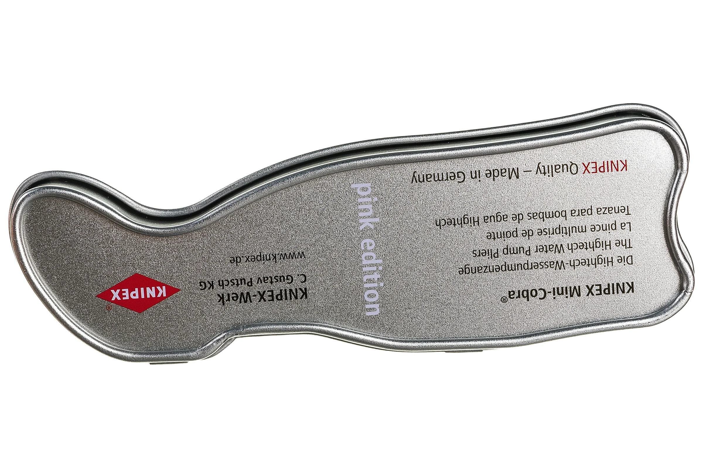 Переставные клещи KNIPEX COBRA с фиксатором, хром KN-8703125PEBK