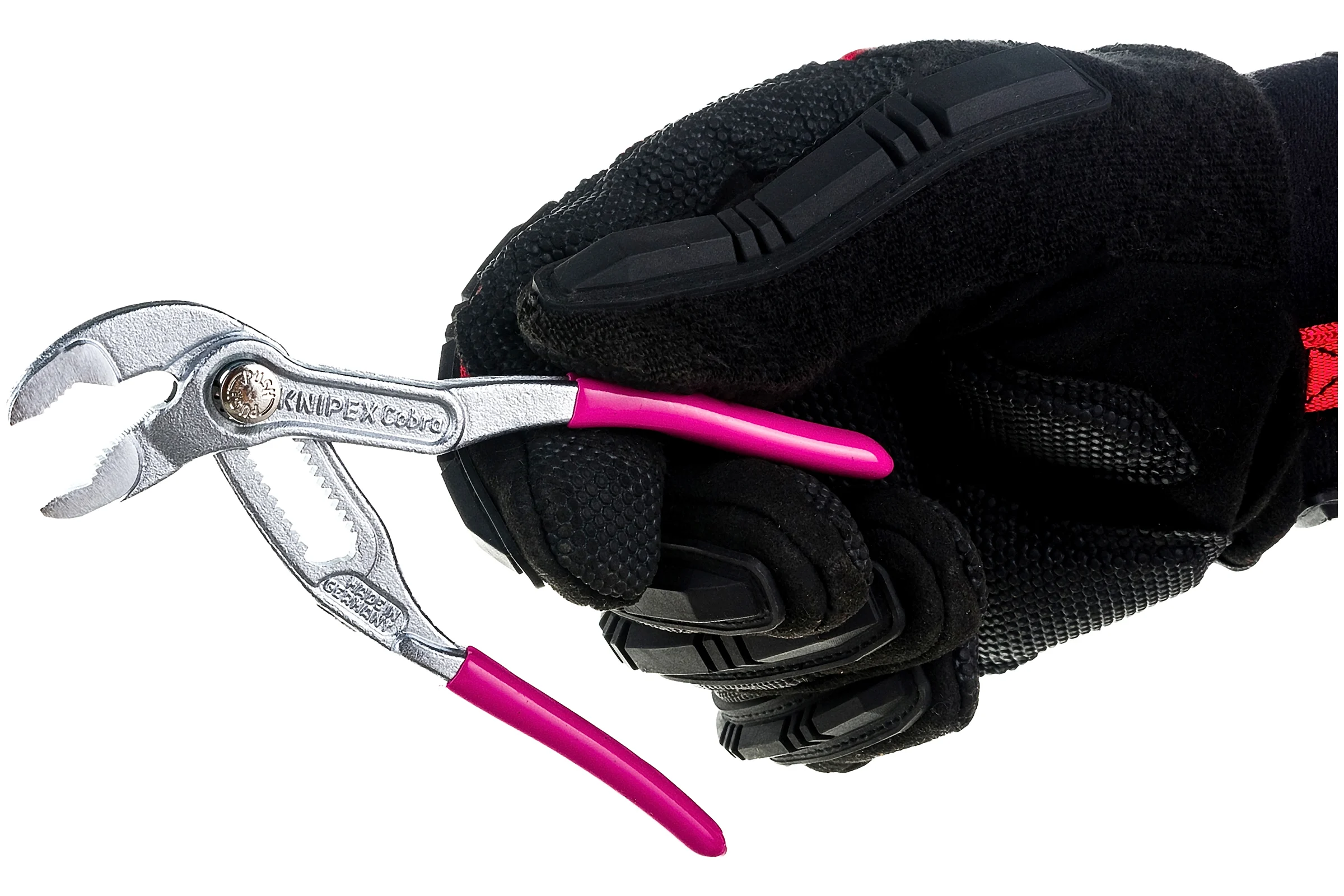 Переставные клещи KNIPEX COBRA с фиксатором, хром KN-8703125PEBK