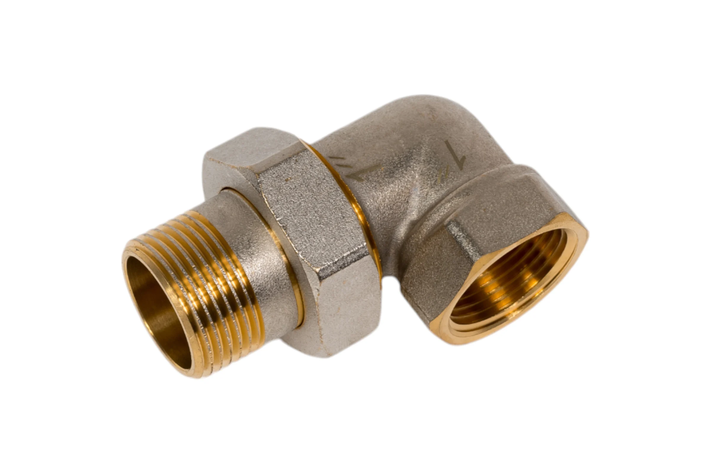 Фитинг угловой с накидной гайкой KROMWELL 1" ВР-НР EU.ST3038055 1