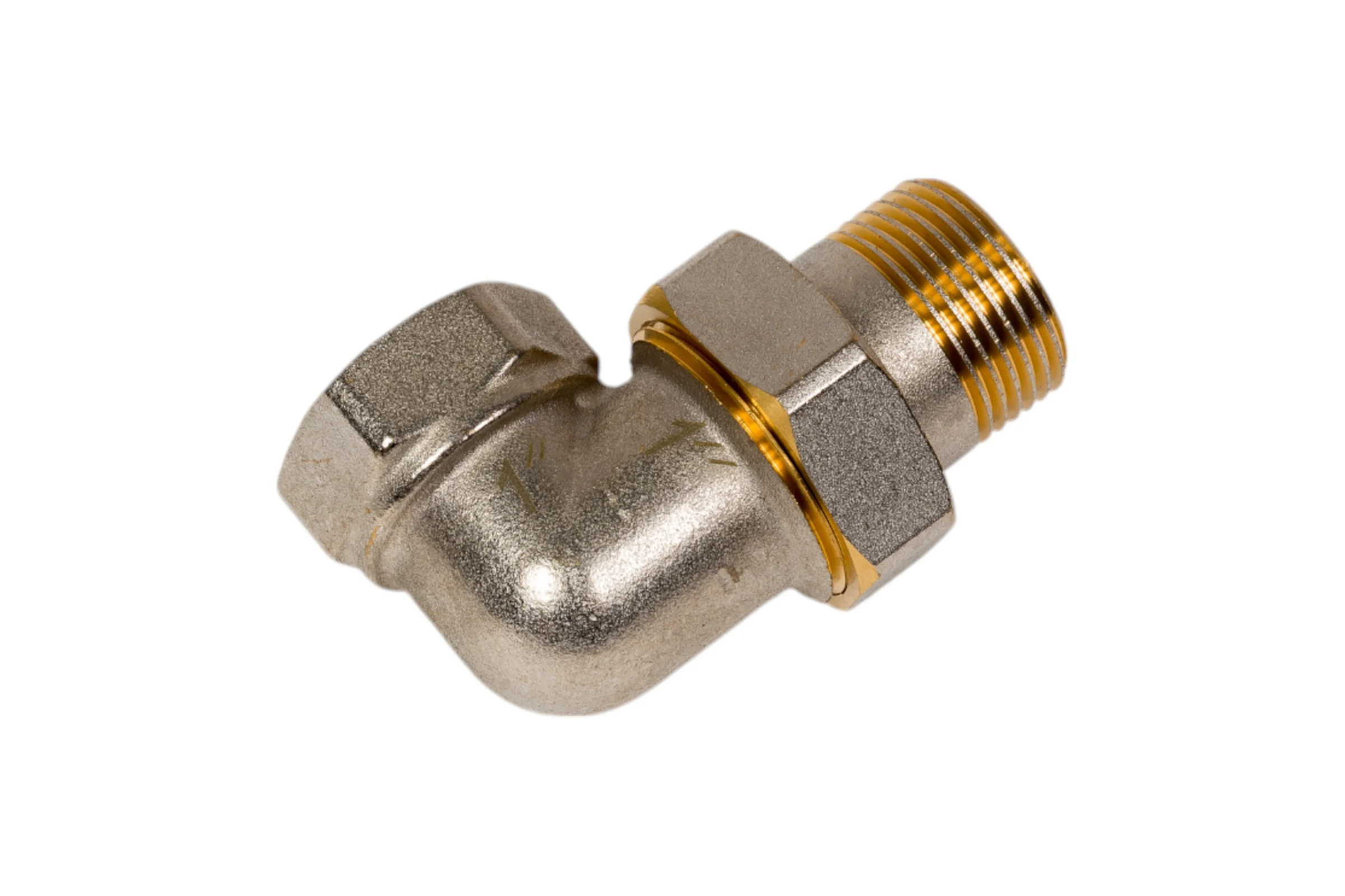 Фитинг угловой с накидной гайкой KROMWELL 1" ВР-НР EU.ST3038055 1