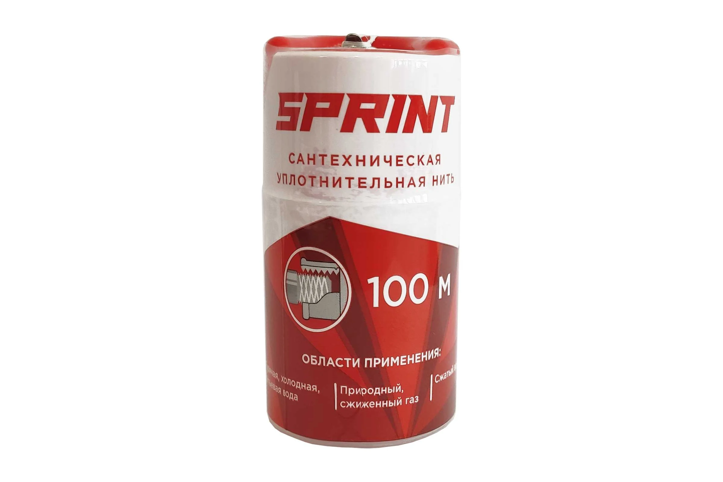 Уплотнительная нить SPRINT 100 м, бокс, блистер 04056 4630009040569