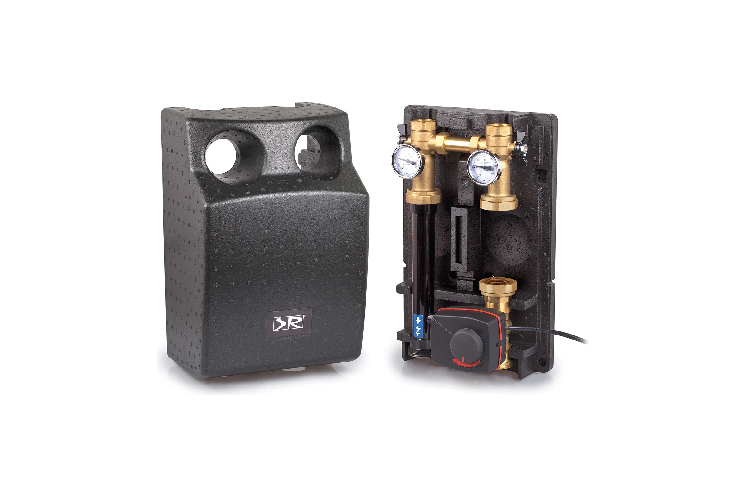 Группа быстрого монтажа SR Rubinetterie THERMOREL 1", со смесителем и сервоприводом 230В 1005-25000230
