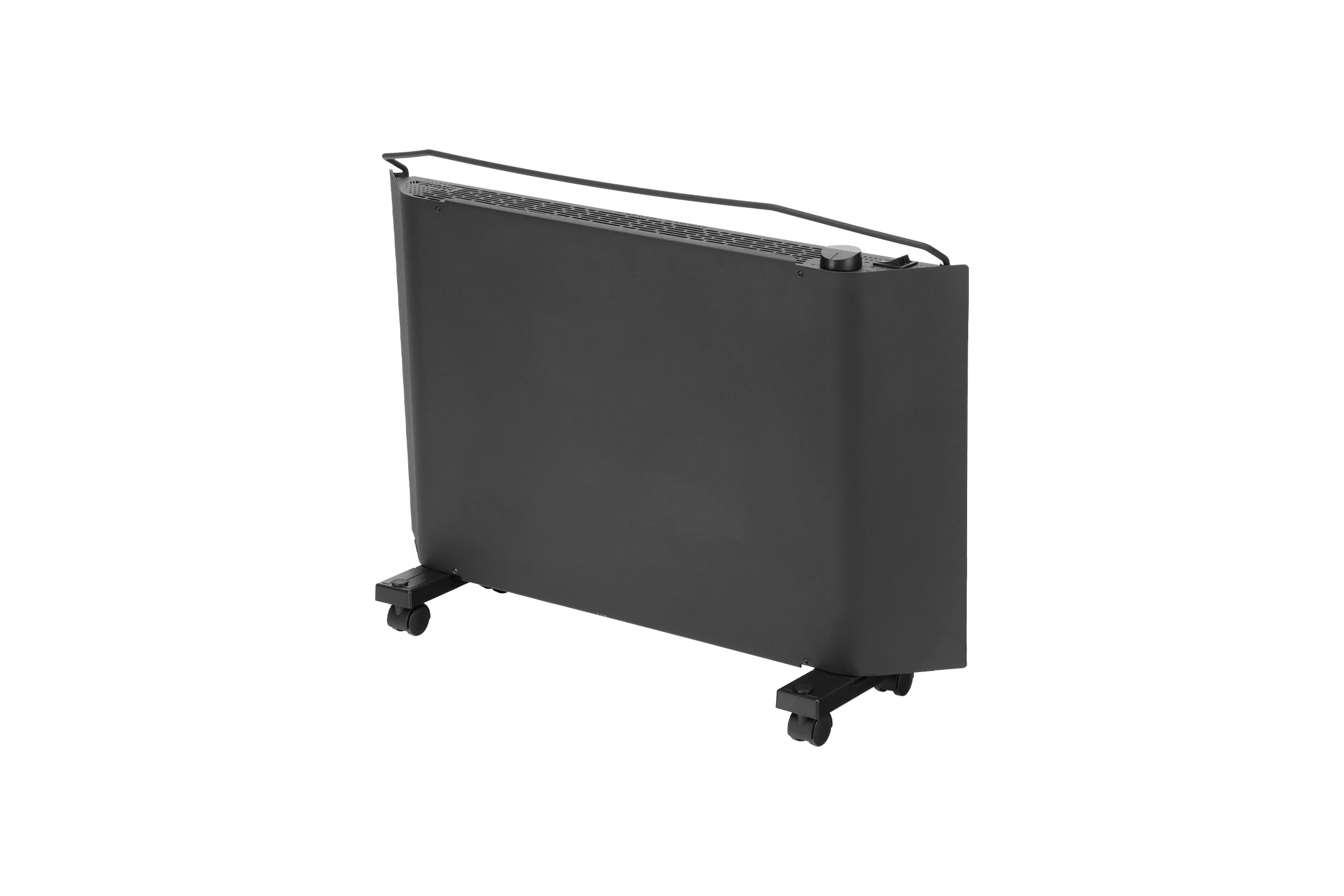 Конвектор электрический Denzel XCE-1500B, 230 В, 1500 Вт, черный, сушилка, колеса, Х-элемент 98128