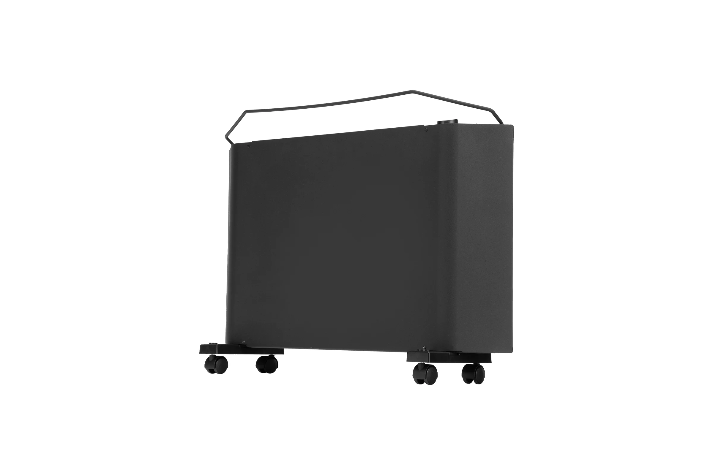 Конвектор электрический Denzel XCE-1500B, 230 В, 1500 Вт, черный, сушилка, колеса, Х-элемент 98128