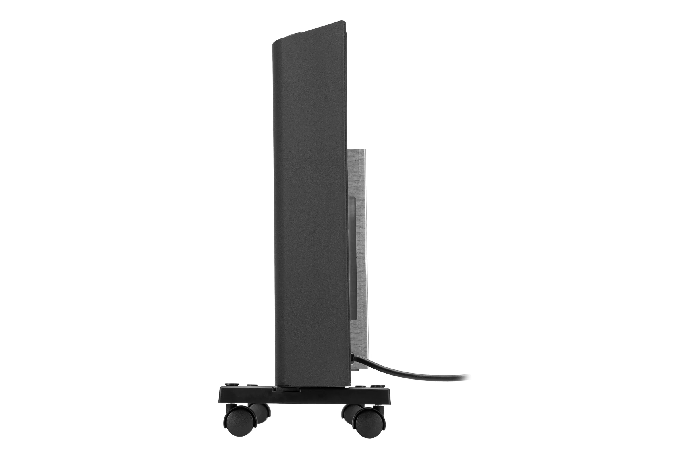 Конвектор электрический Denzel XCE-1500B, 230 В, 1500 Вт, черный, сушилка, колеса, Х-элемент 98128