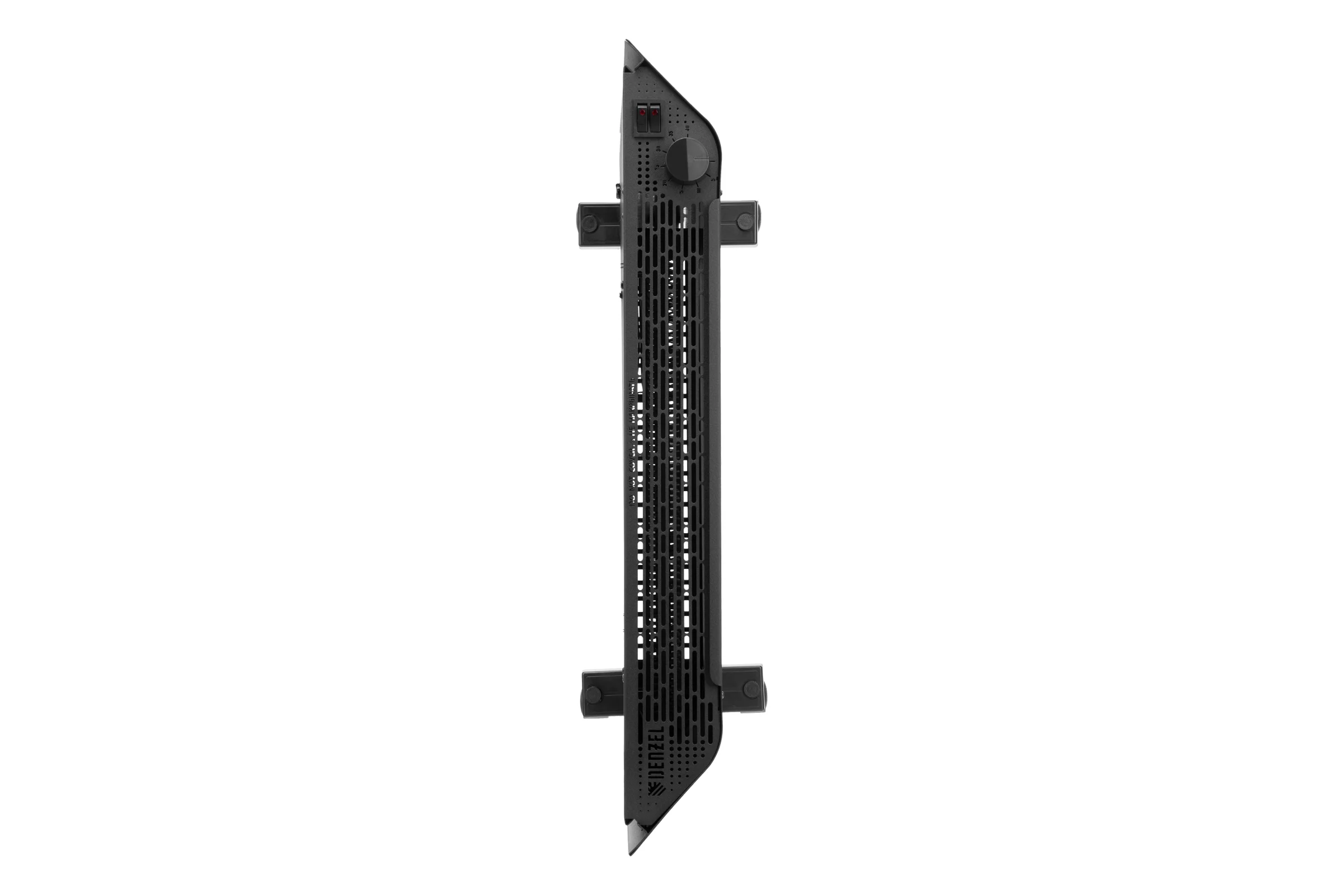Конвектор электрический Denzel XCE-1500B, 230 В, 1500 Вт, черный, сушилка, колеса, Х-элемент 98128