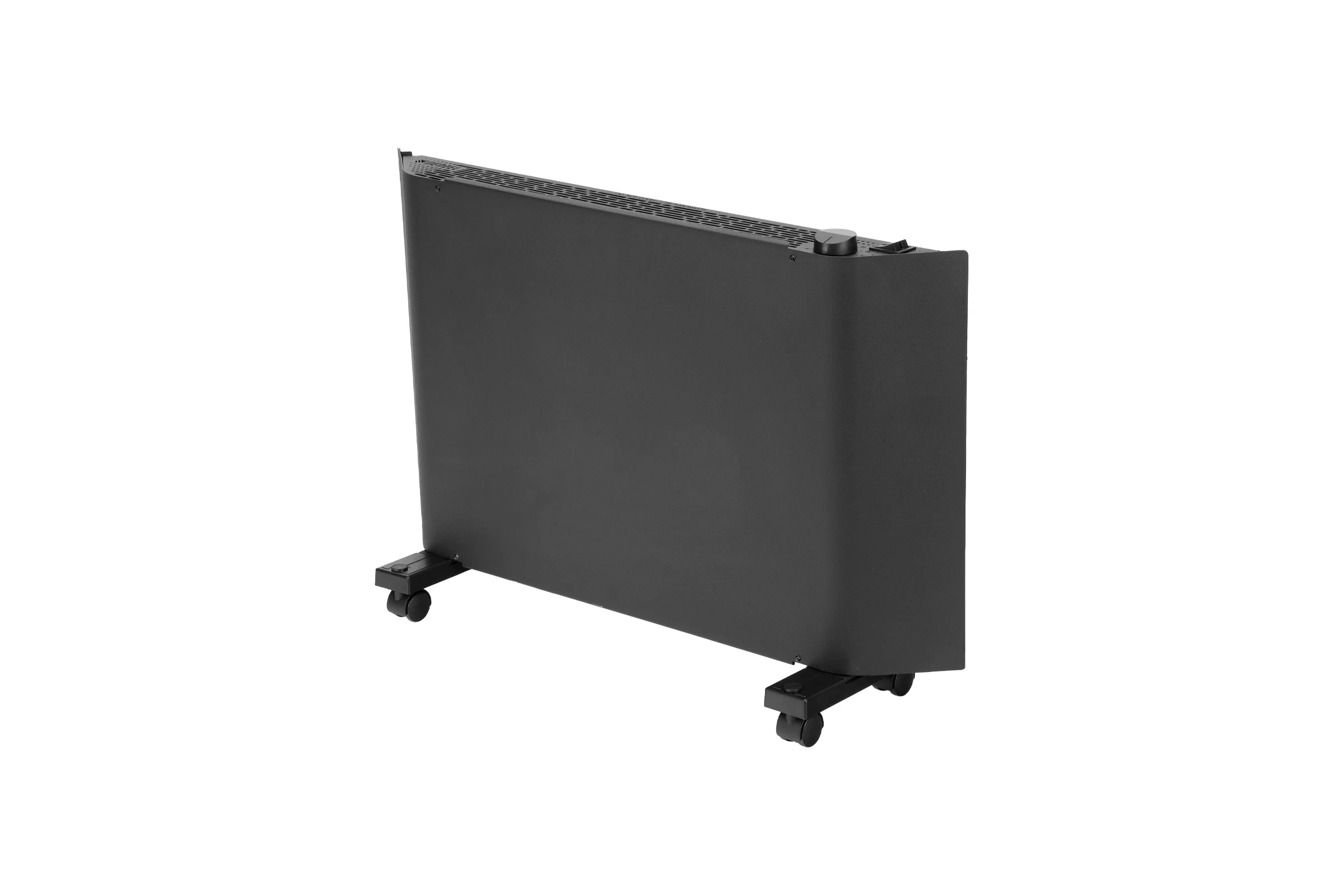 Конвектор электрический Denzel XCE-1500B, 230 В, 1500 Вт, черный, сушилка, колеса, Х-элемент 98128