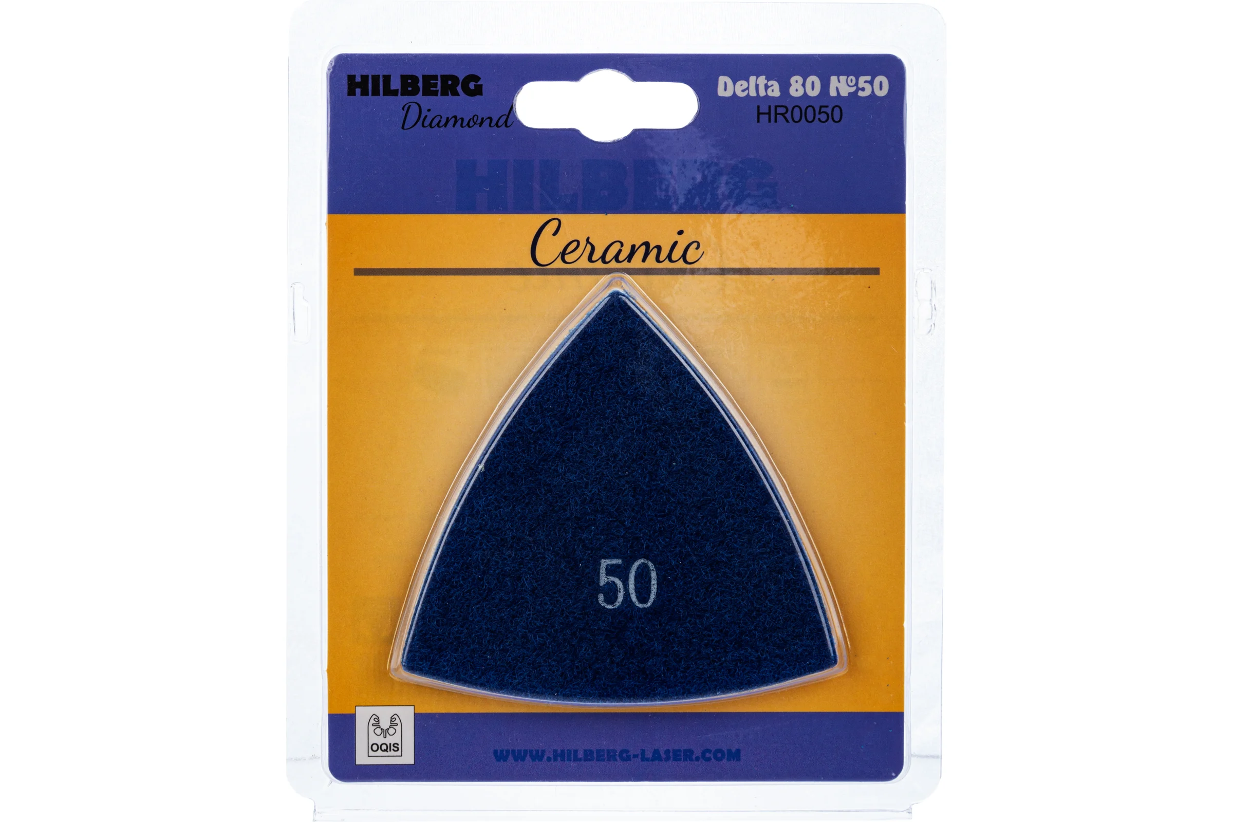 Алмазный шлифовальный лист Hilberg Ceramic Delta 80 №50 HR0050