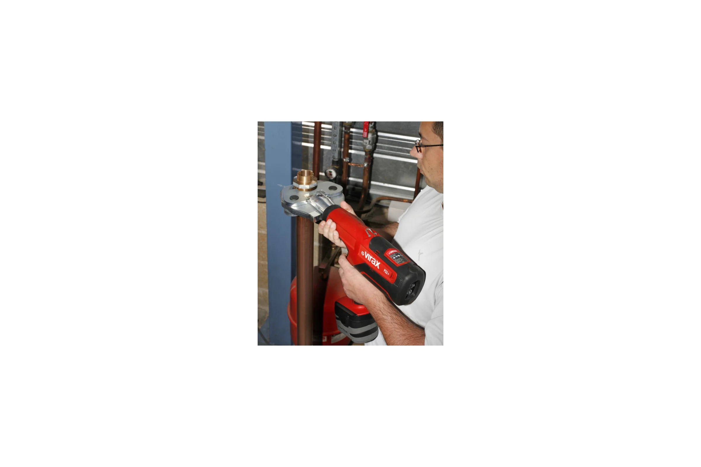 Опрессовочные клещи VIRAX TH-50, для P10, P22+, P25+, P30+ 253013