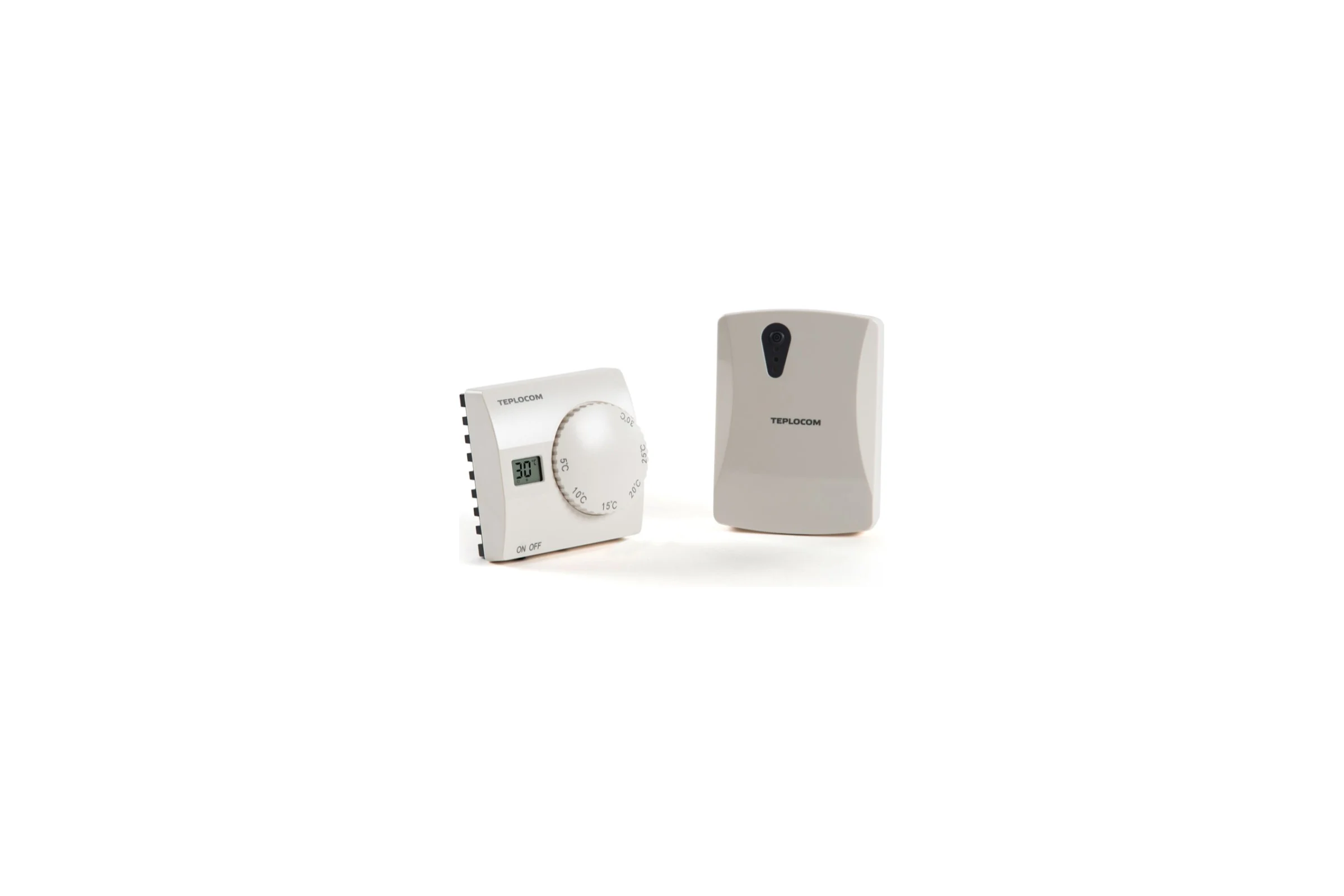 Радио термостат беспроводной комнатный Teplocom TS-2AA 3A RF2  (220В; 3А; 868 мГц) Бастион 929