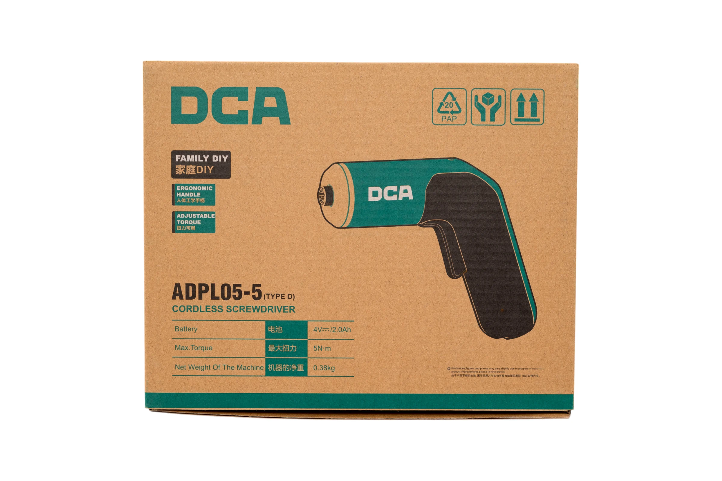 Аккумуляторная отвертка DCA ADPL05-5 (TYPE D) mint