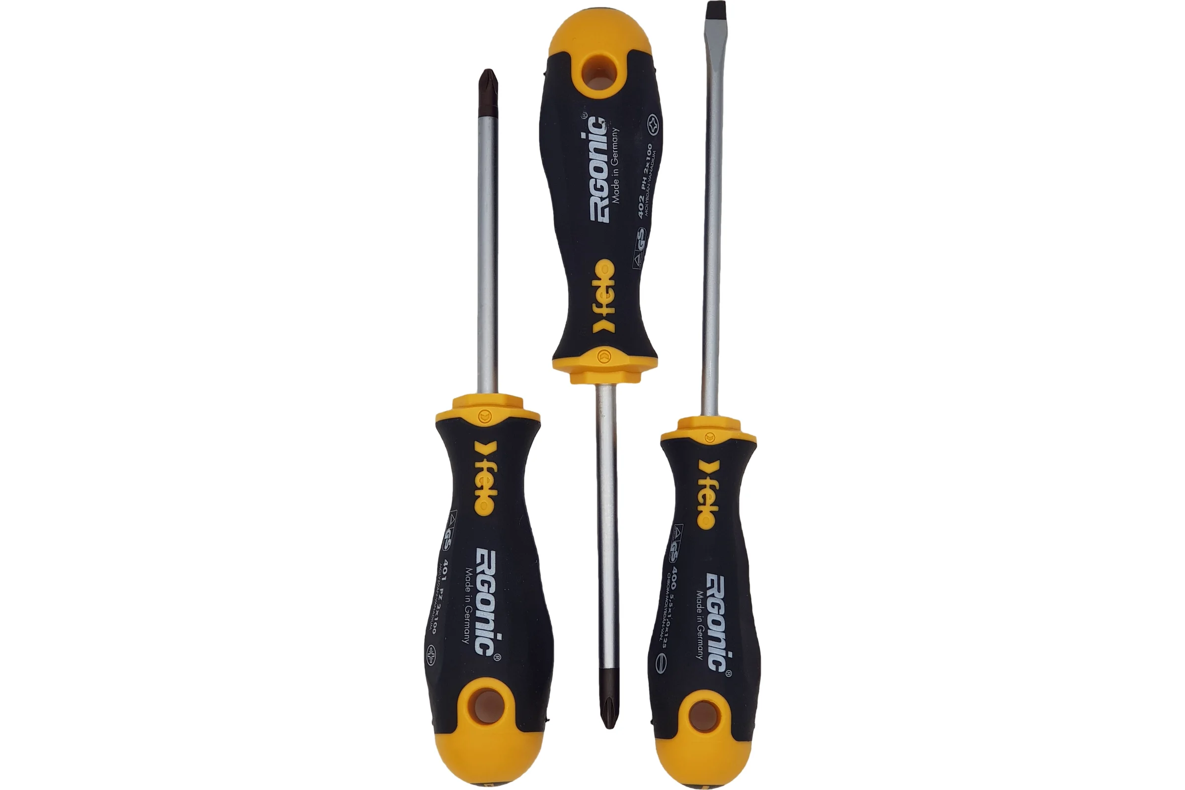 Набор отверток Felo Ergonic SL, PH, PZ с бокорезами и пассатижами, в сумке 40090504