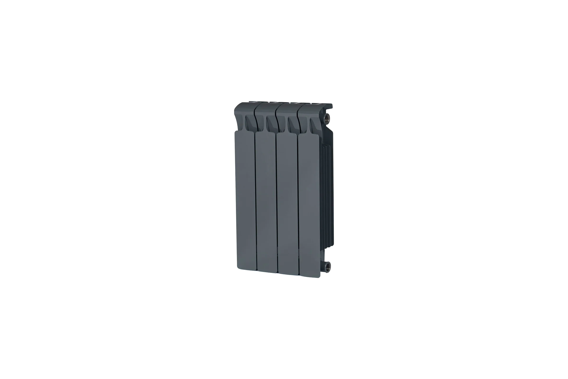 Биметаллический радиатор RIFAR MONOLIT 500 Титан 04 секц. бок. R-MN-500-04-TI