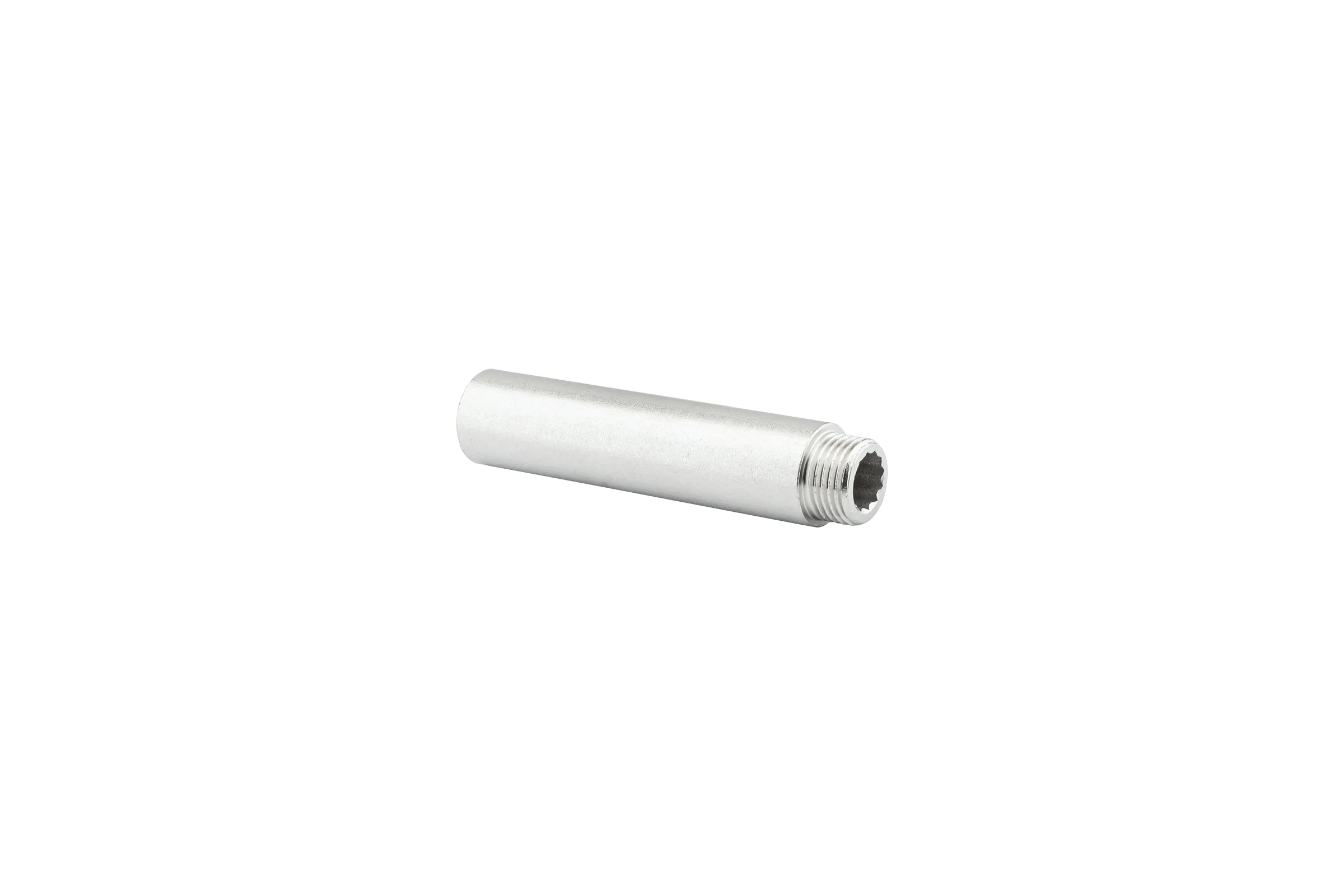 Удлинитель никелированный PROFACTOR в/н 1/2" - 100 мм PF TF 100.100