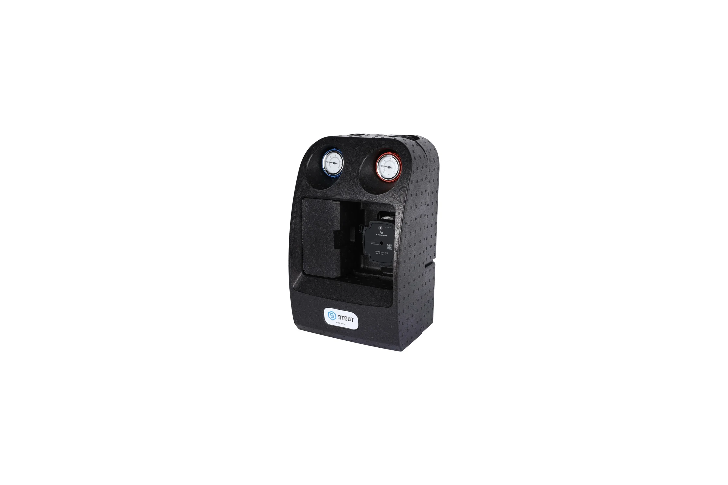 Насосная группа STOUT с прямым контуром, 1 дюйм, с насосом Grundfo SDG-0001-002503