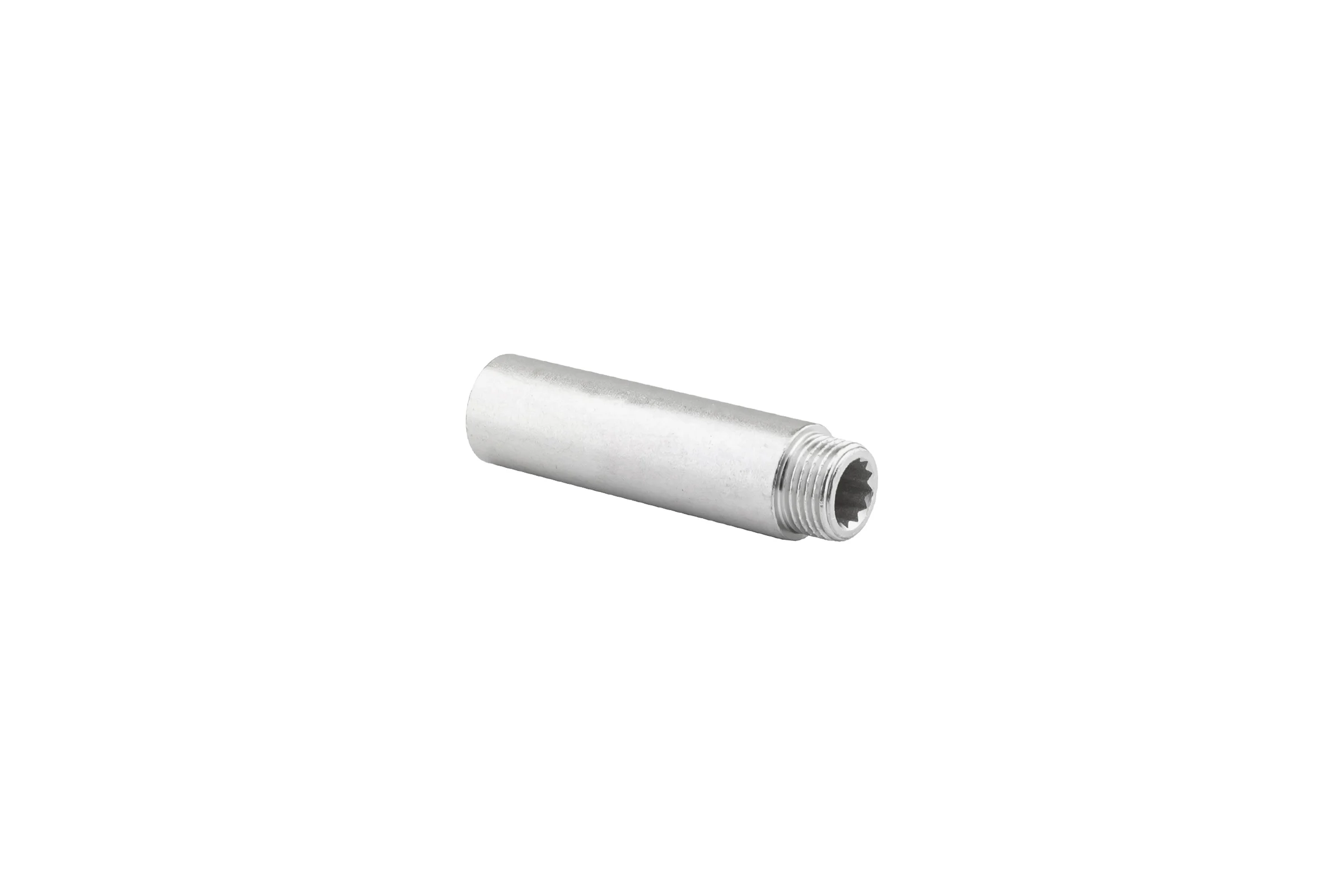 Удлинитель никелированный PROFACTOR в/н 1/2" - 80 мм PF TF 100.80
