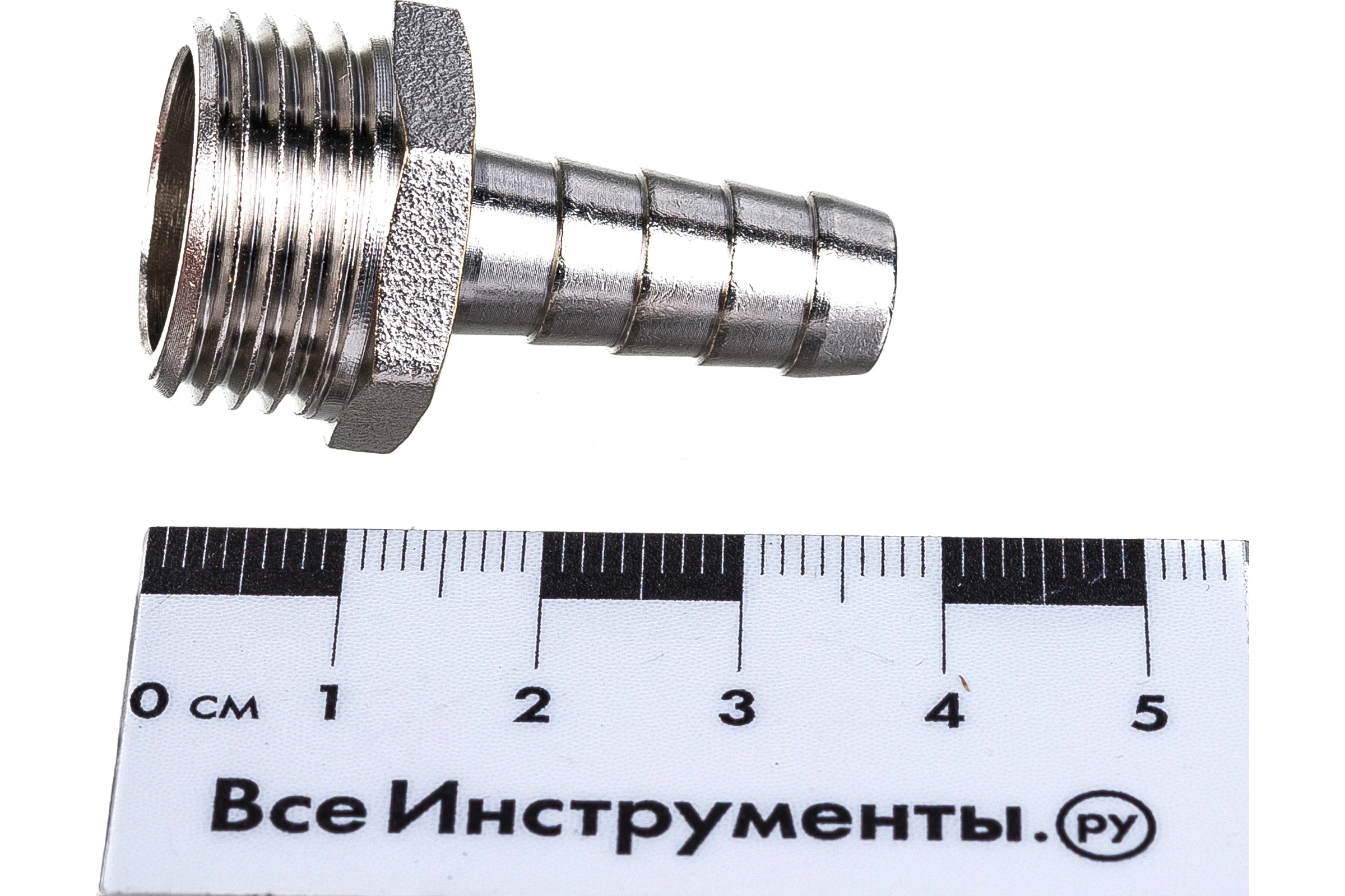 Комплект штуцер с хомутом для газа РОСТерм латунь с покр. 1/2x10 НР, хомут винт. 10-16 CNCT-M15