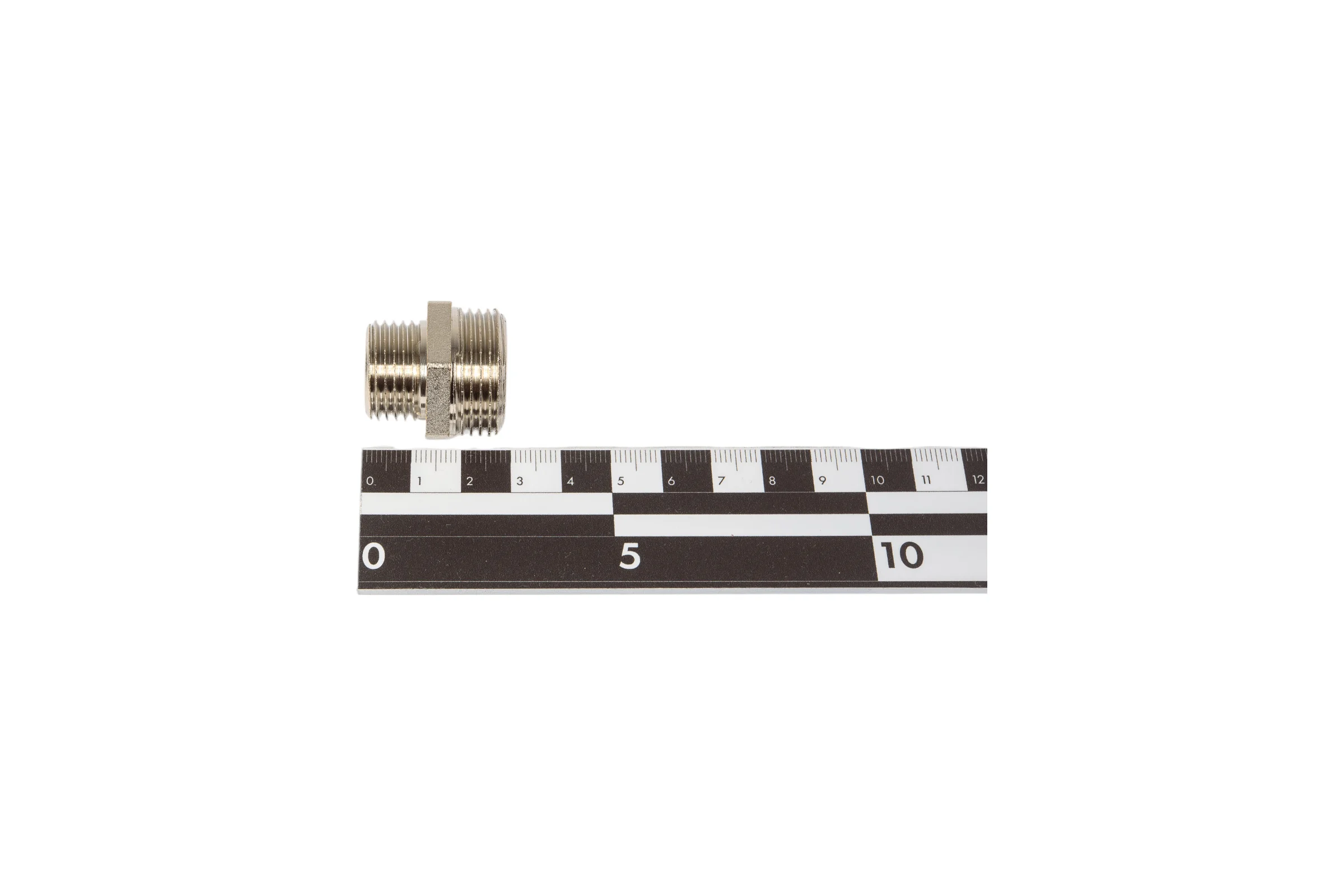 Ниппель переходной TEBO НАР 3/4"x1/2" латунь T-ЛР.Н.3.34-12.CN