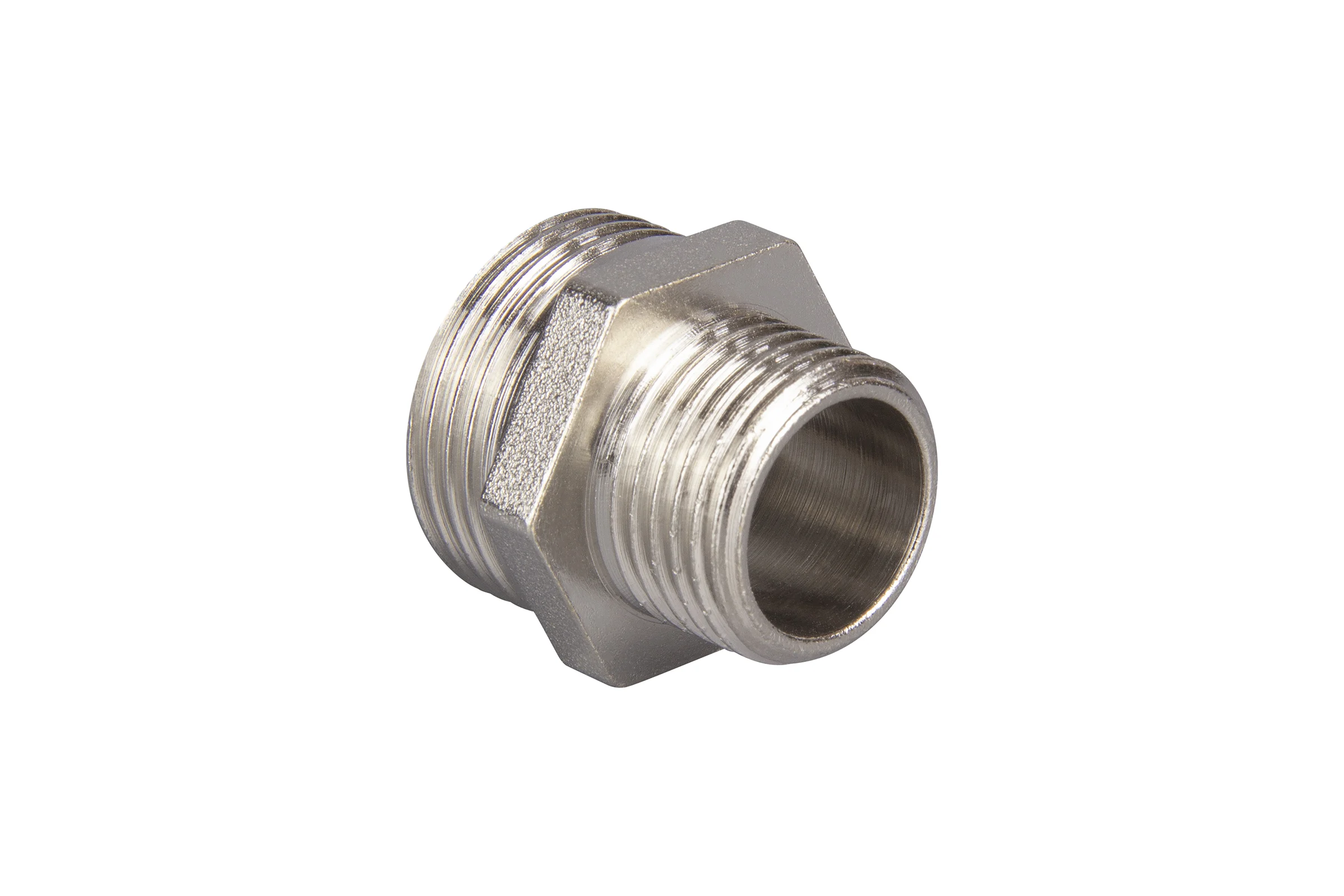 Переходной ниппель TEBO НАР 1/2"x1/4" латунь T-ЛР.Н.3.12-14.CN