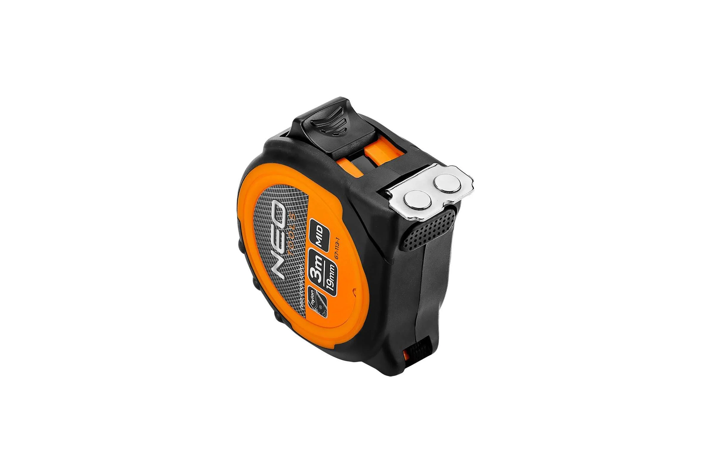 Рулонная стальная рулетка NEO TOOLS 3 м, 19 мм, магнит 67-113-1