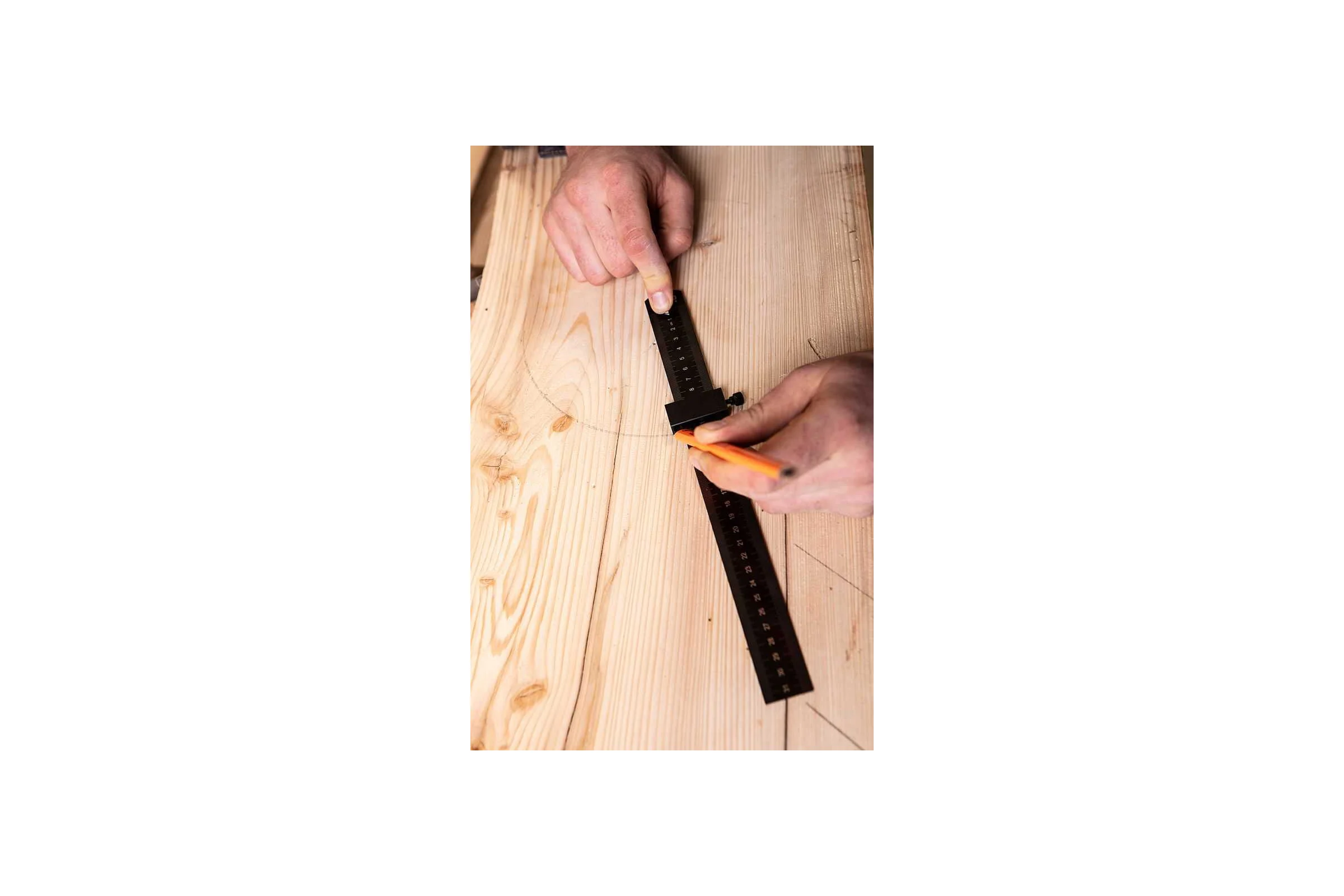 Линейка NEO TOOLS с блоком позиционирования, 30 см 72-200