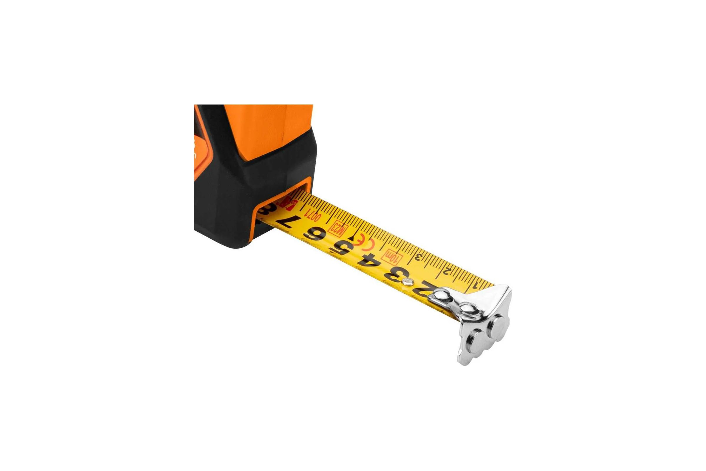 Стальная рулетка NEO TOOLS 3 м, 16 мм, автоблокировка, кнопка остановки, магнит 67-231