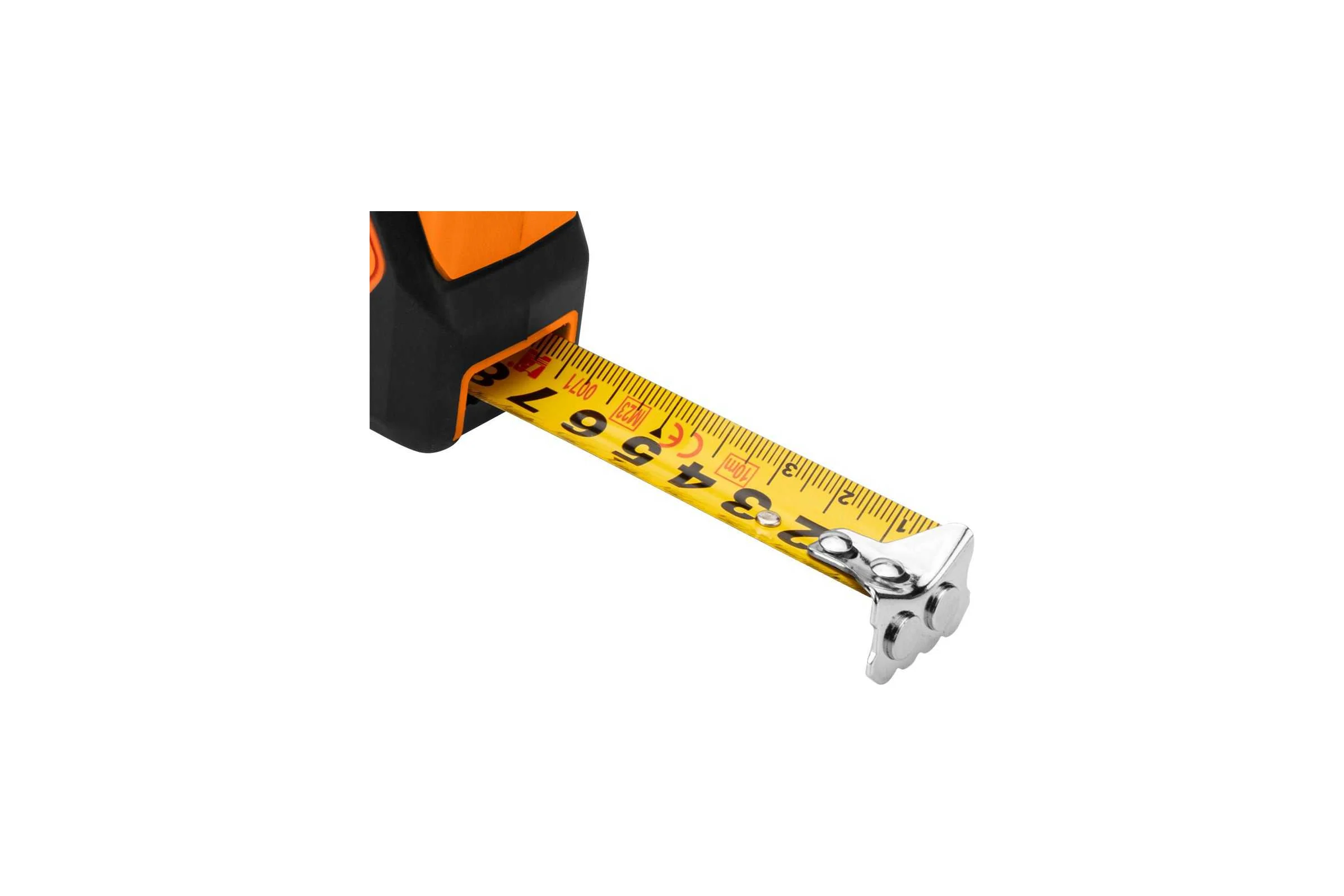 Рулетка стальная NEO TOOLS 7,5 м x 25 мм, автоблокировка, кнопка остановки, магнит 67-234