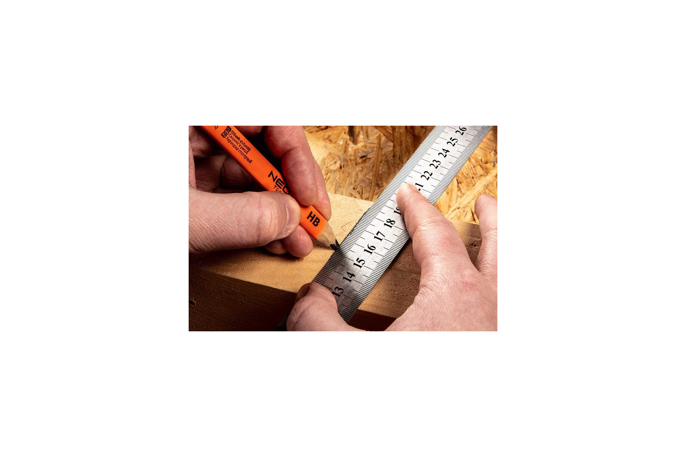 Линейка NEO TOOLS 75 см, нержавеющая сталь 72-217