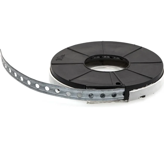 Монтажная перфорированная лента Suki 17x0.8 белый цинк 10м 158670