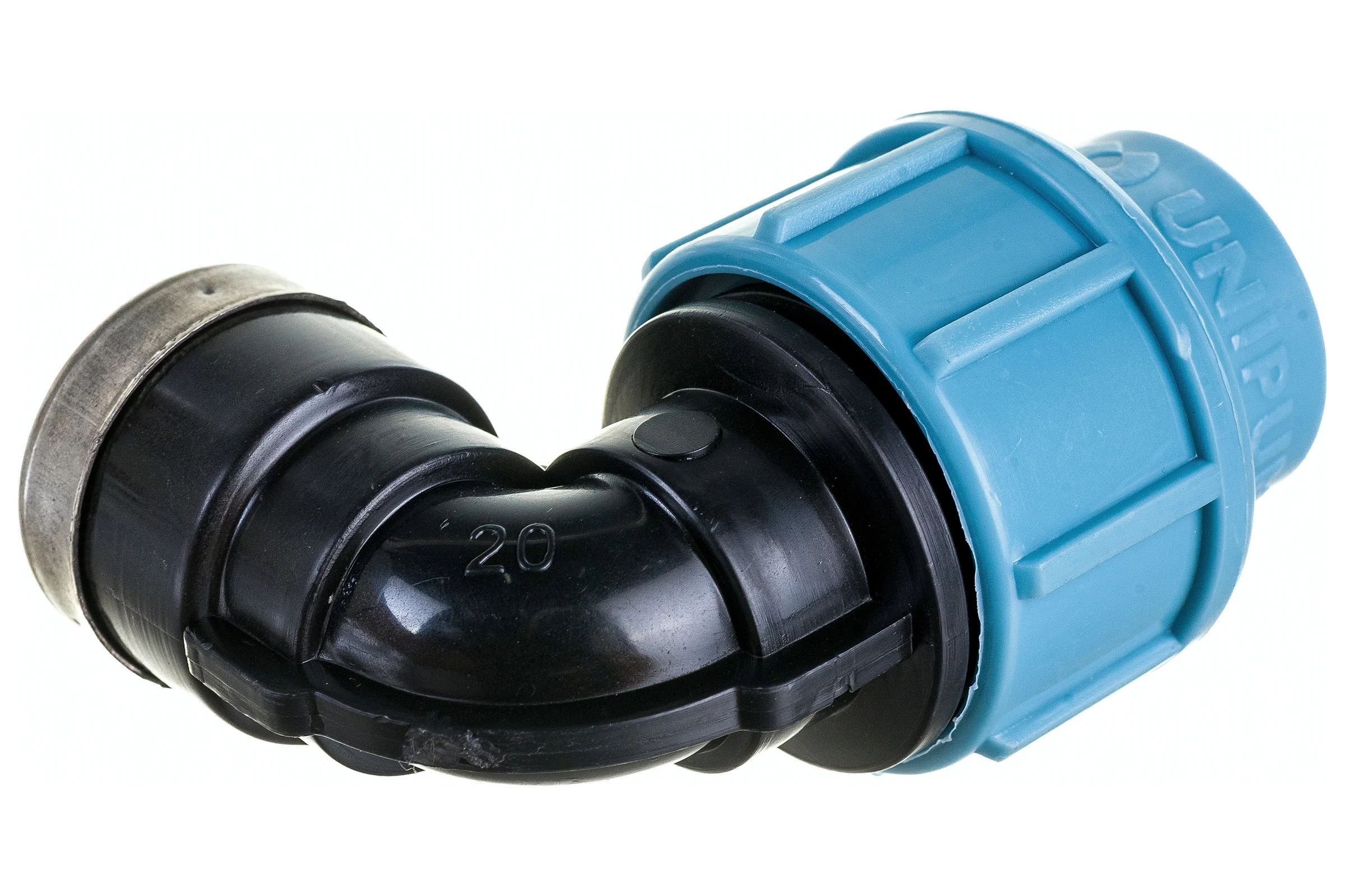 Отвод с внутренней резьбой (90°; 20х1/2") Unipump 97182