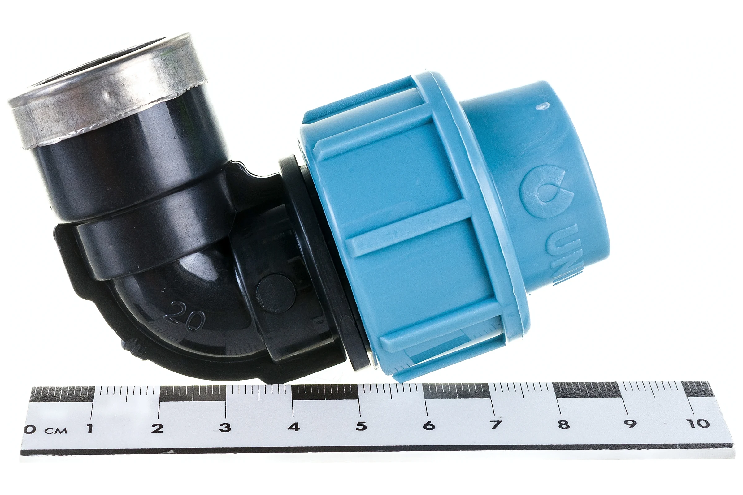 Отвод с внутренней резьбой (90°; 20х1/2") Unipump 97182