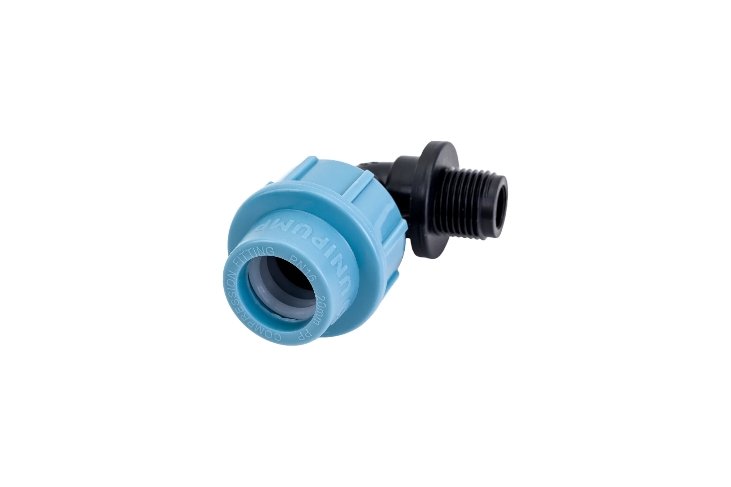 Отвод с наружной резьбой (90°; 20х1/2") Unipump 66258