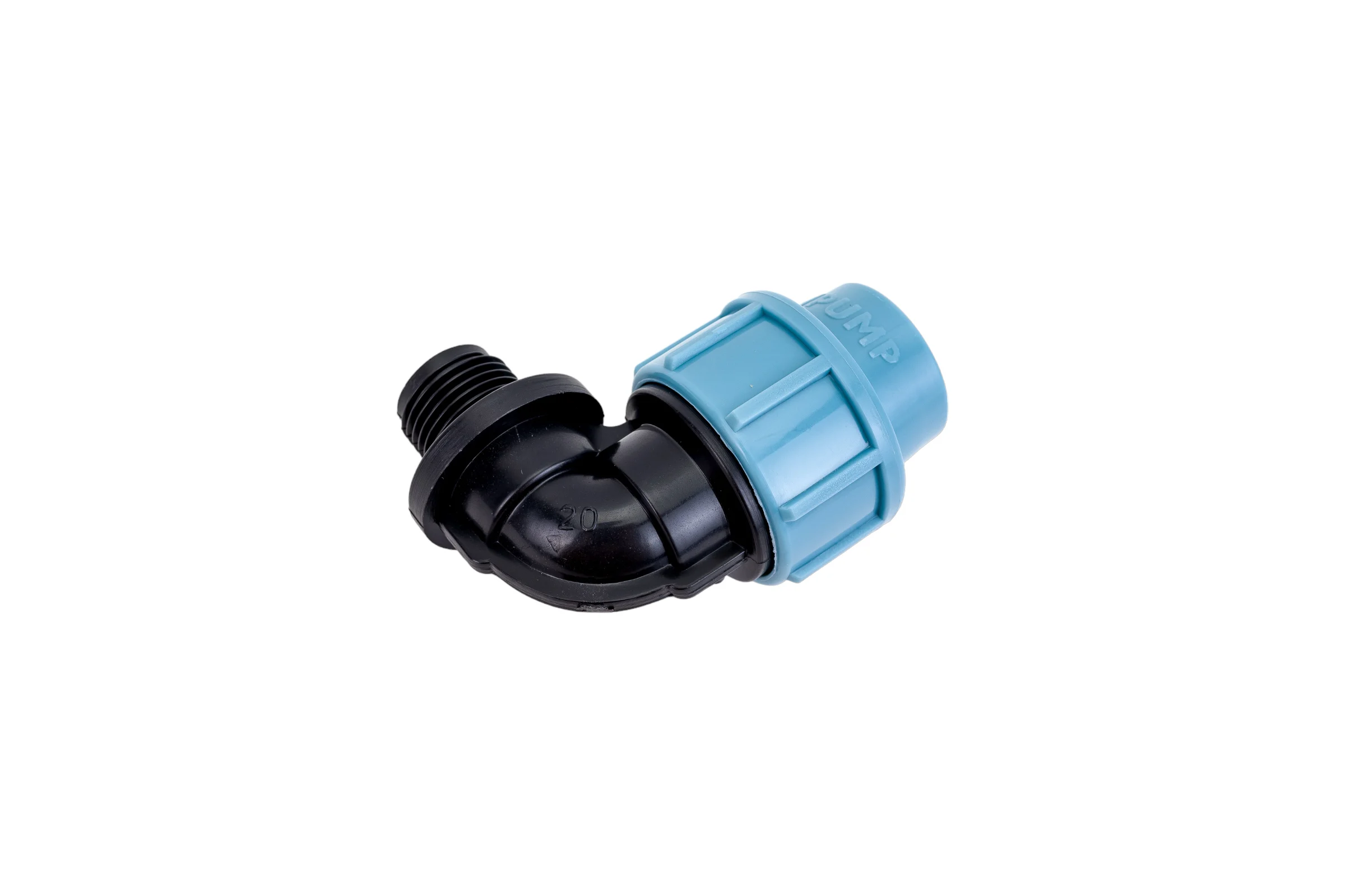 Отвод с наружной резьбой (90°; 20х1/2") Unipump 66258