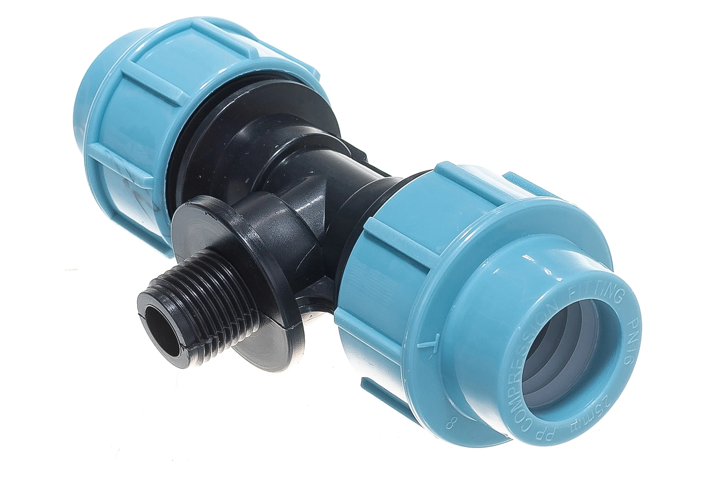 Тройник с наружной резьбой (25 мм, 1/2") Unipump 37823