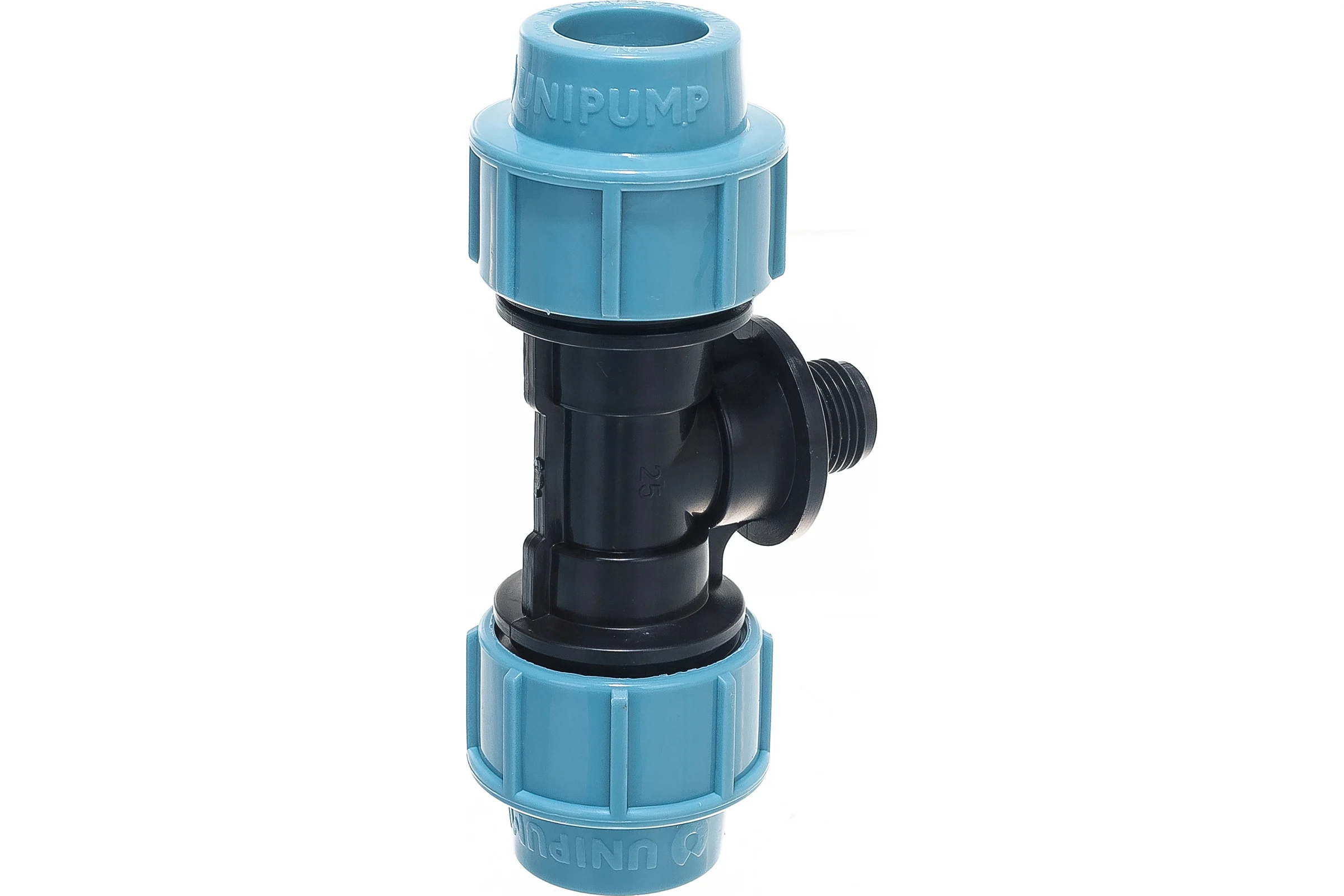 Тройник с наружной резьбой (25 мм, 1/2") Unipump 37823