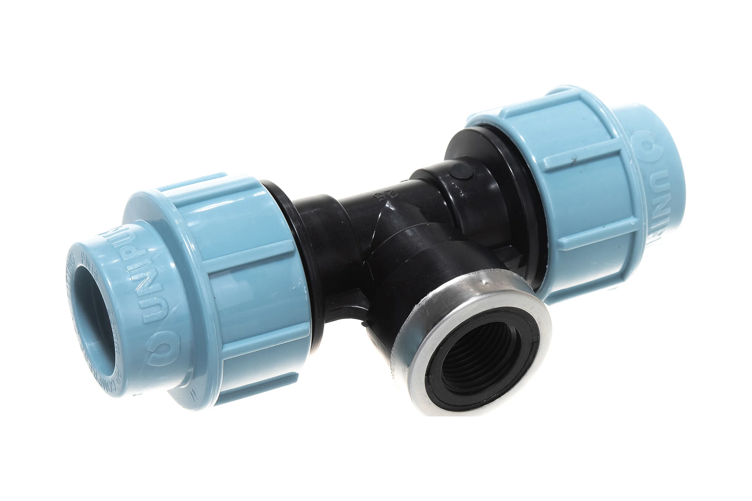 Тройник с внутренней резьбой (25 мм, 1/2") Unipump 83122