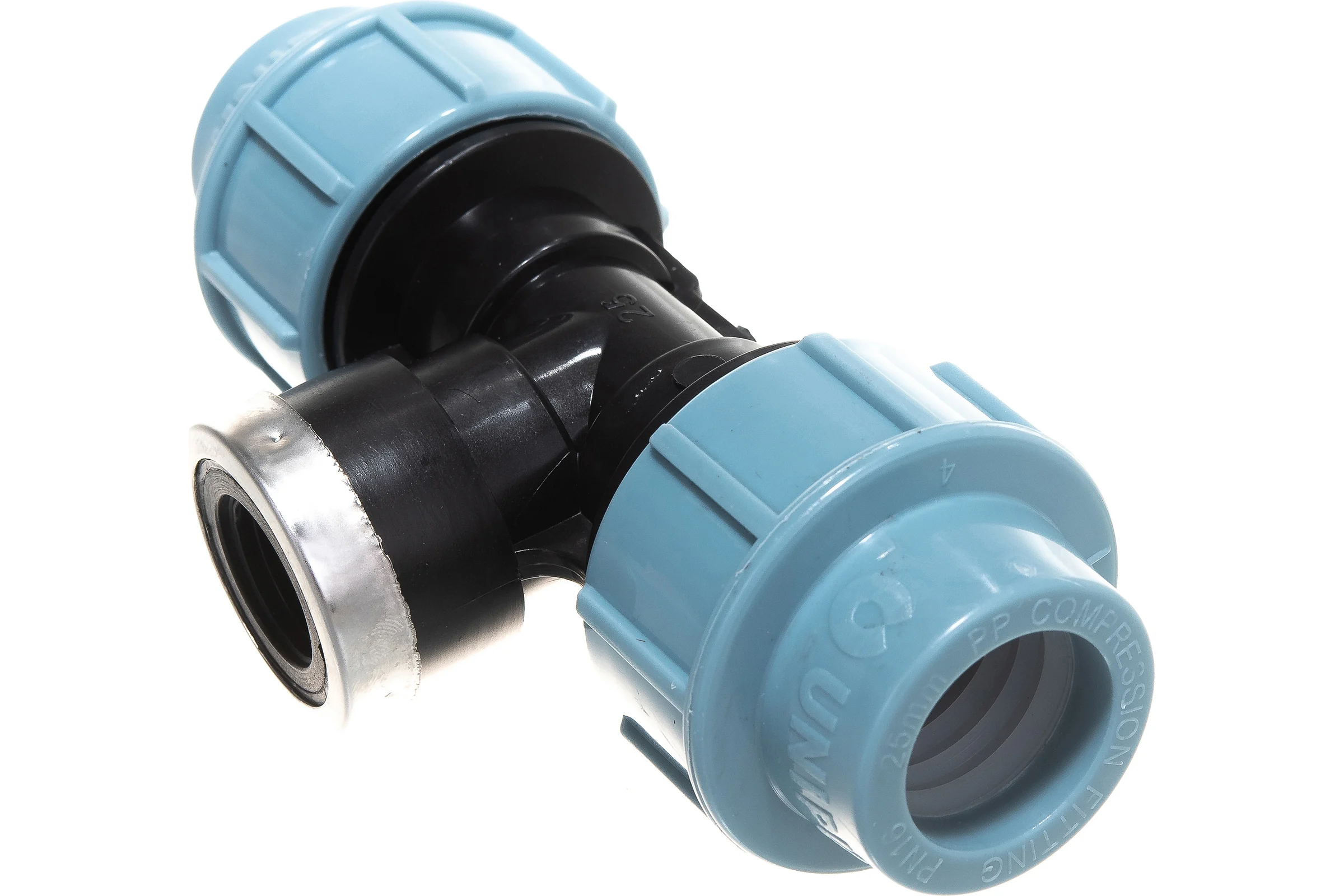Тройник с внутренней резьбой (25 мм, 1/2") Unipump 83122